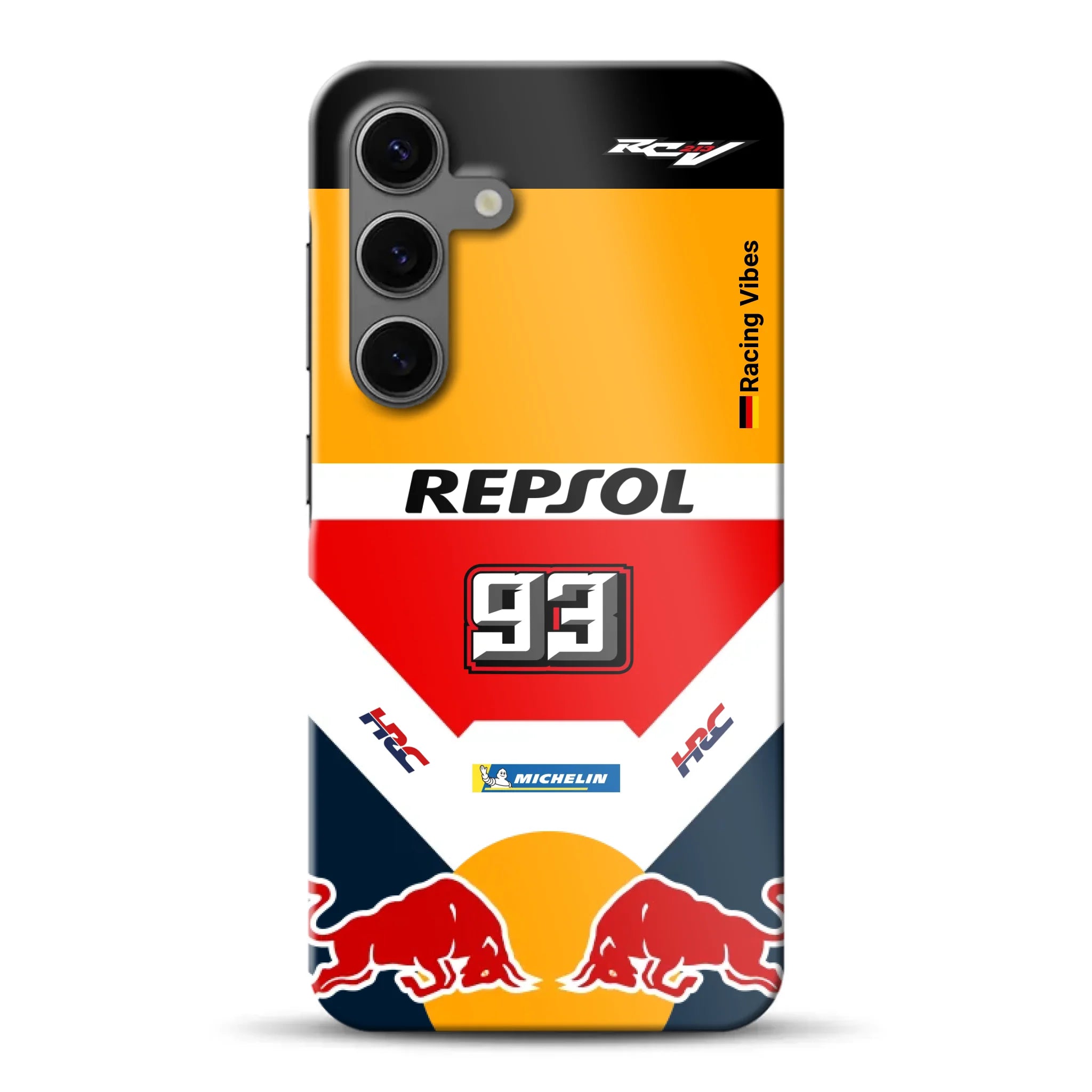 RC213V MotoGP Marc Márquez 2019 Champion Livery - Individuelle Hardcase Hülle für Samsung
