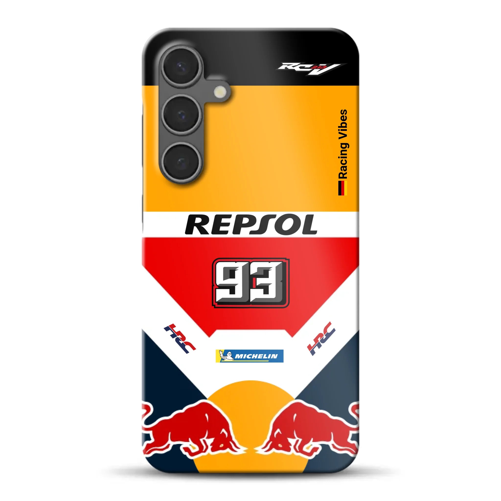 RC213V MotoGP Marc Márquez 2019 Champion Livery - Individuelle Hardcase Hülle für Samsung