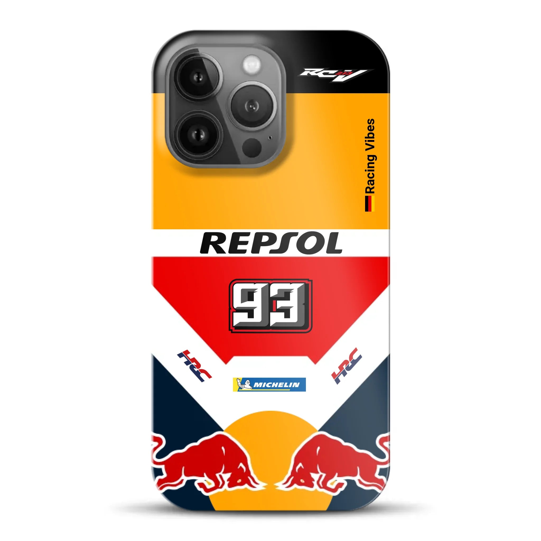 RC213V MotoGP Marc Márquez 2019 Champion Livery - Custodia rigida per iPhone