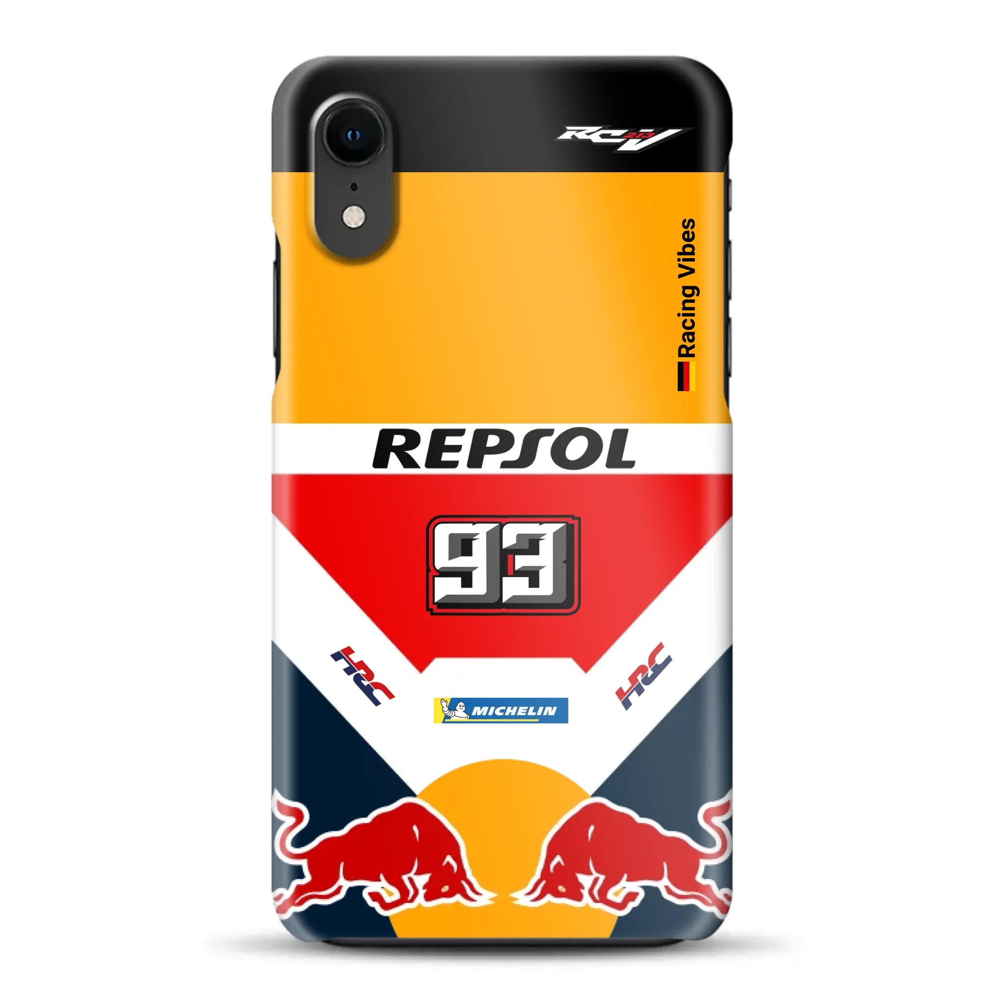RC213V MotoGP Marc Márquez 2019 Champion Livery - Custodia rigida per iPhone