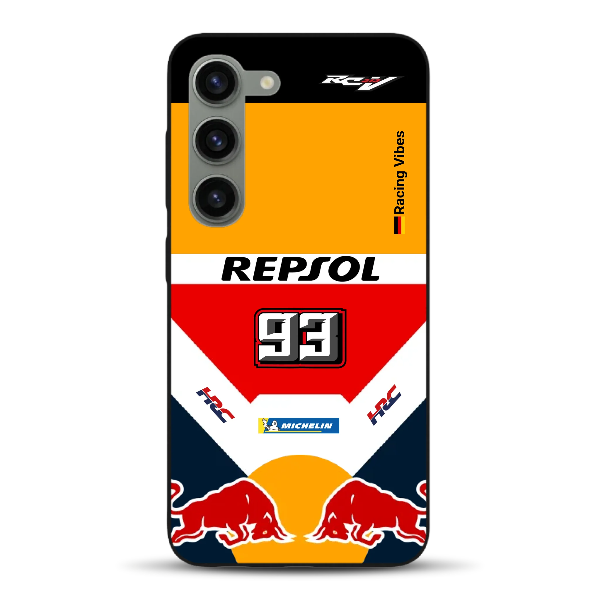 RC213V MotoGP Marc Márquez 2019 Champion Livery - Custodia per cellulare personalizzata per Samsung