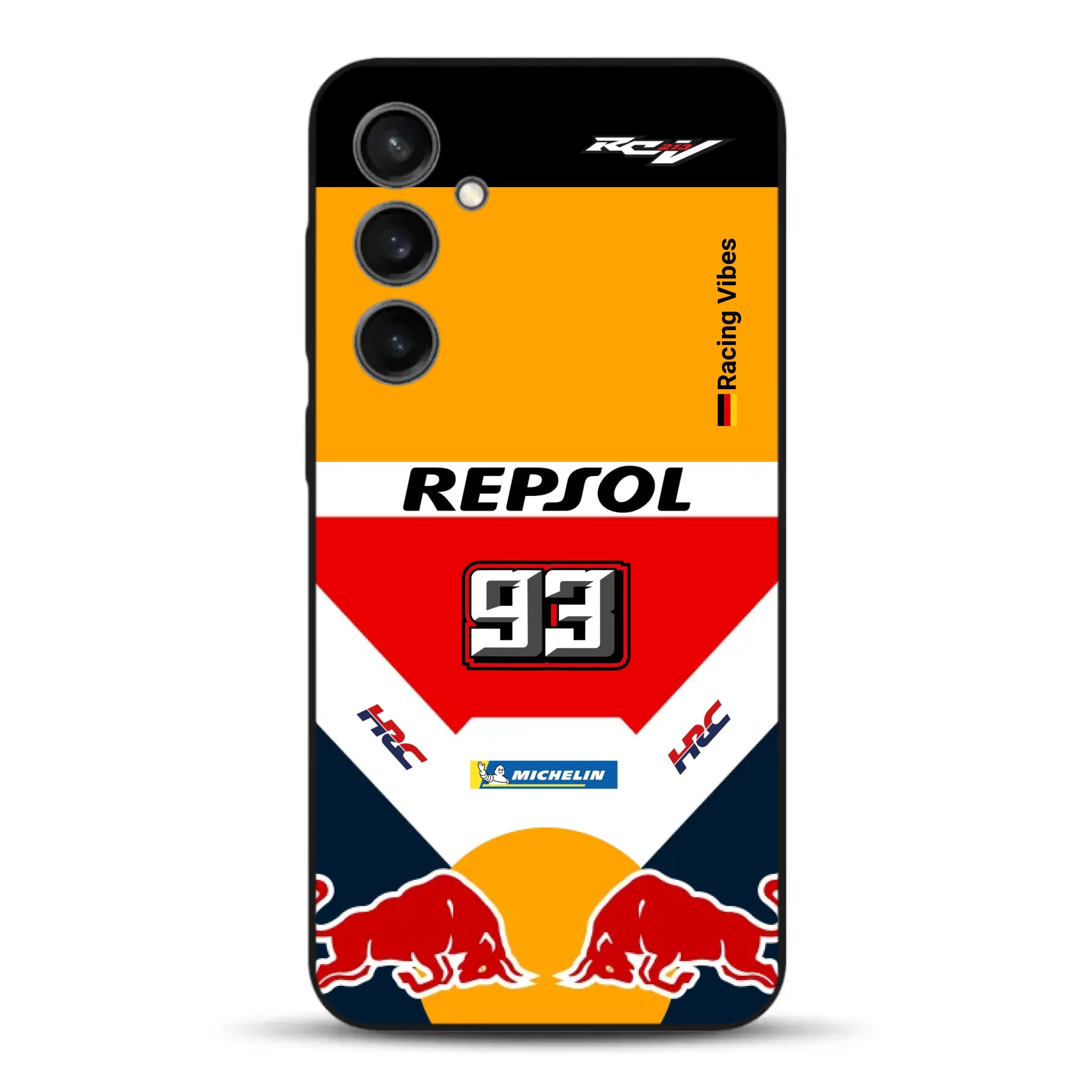 RC213V MotoGP Marc Márquez 2019 Champion Livery - Custodia per cellulare personalizzata per Samsung