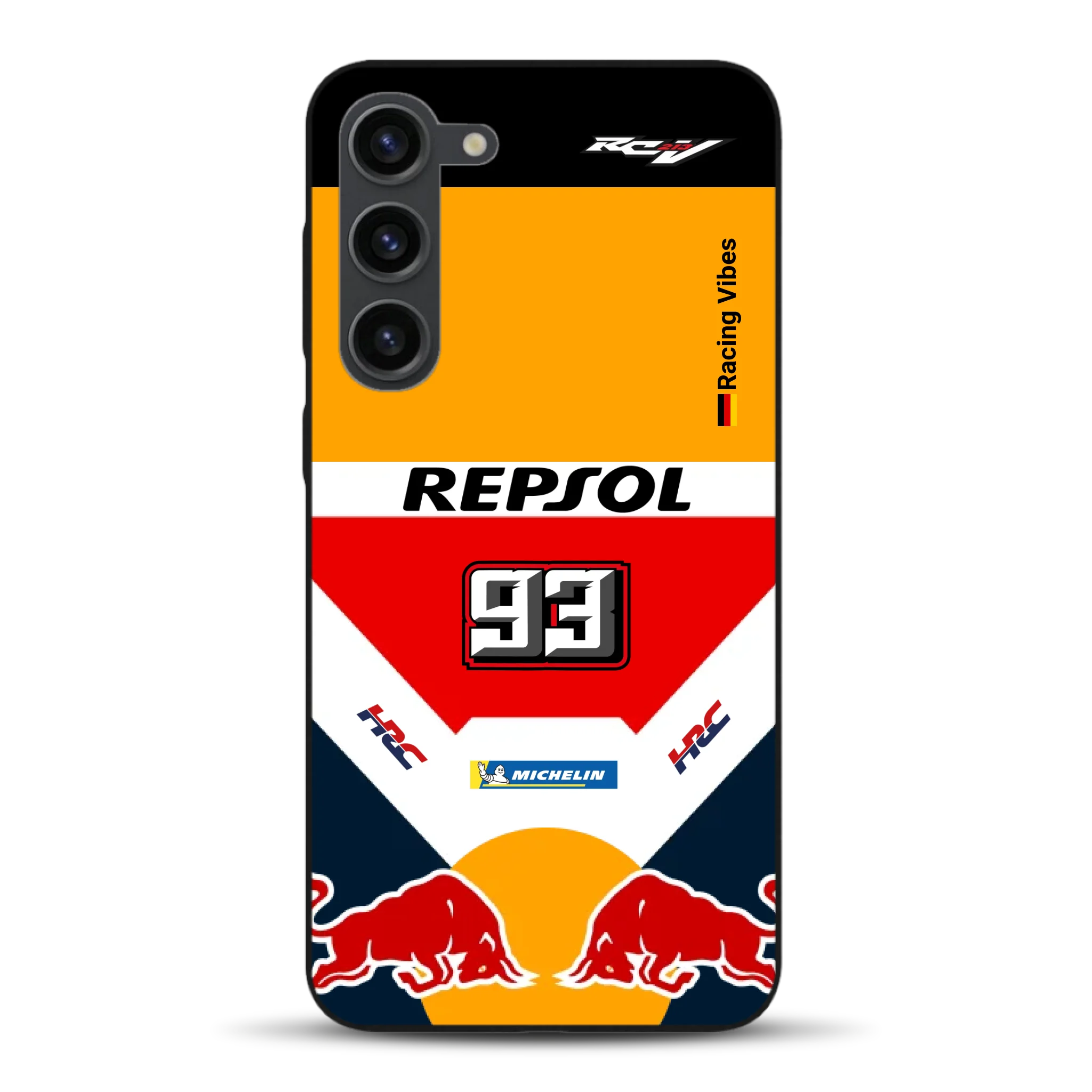 RC213V MotoGP Marc Márquez 2019 Champion Livery - Custodia per cellulare personalizzata per Samsung
