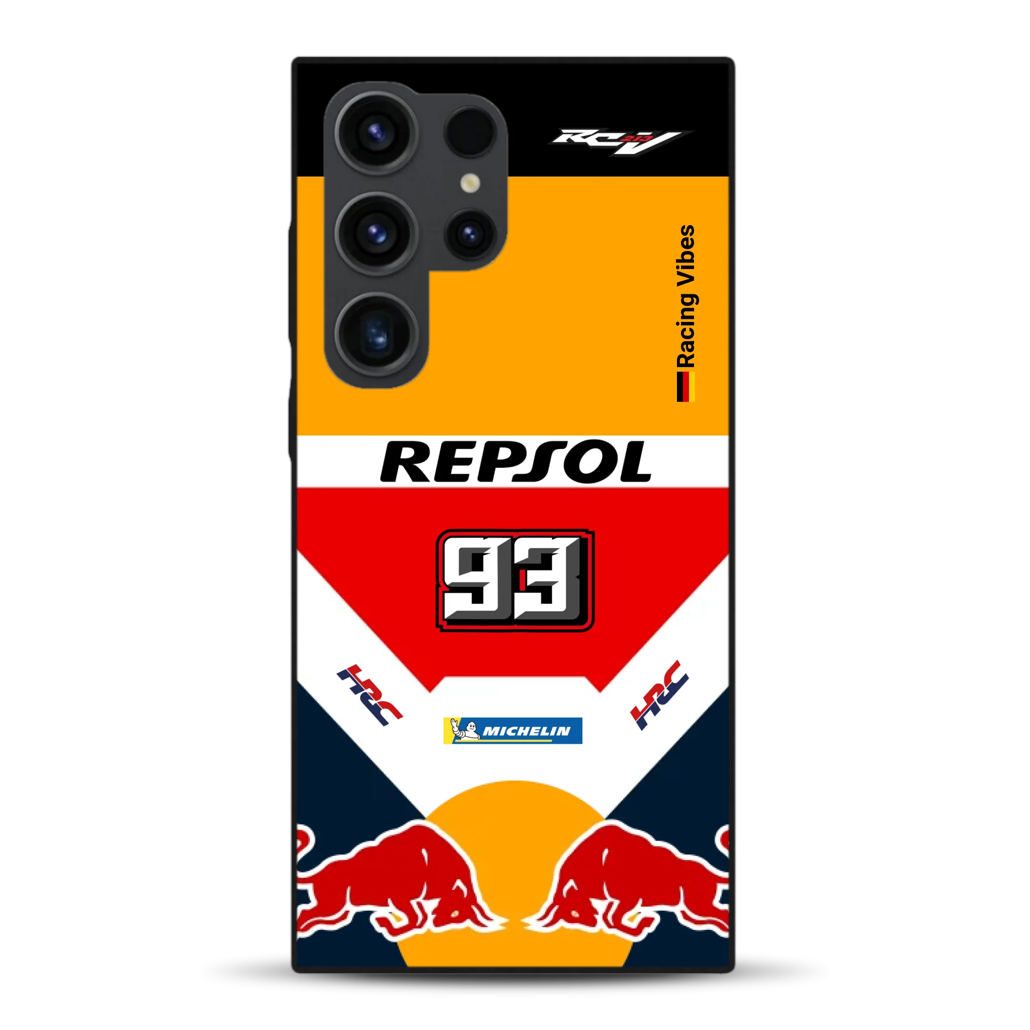 RC213V MotoGP Marc Márquez 2019 Champion Livery - Custodia per cellulare personalizzata per Samsung