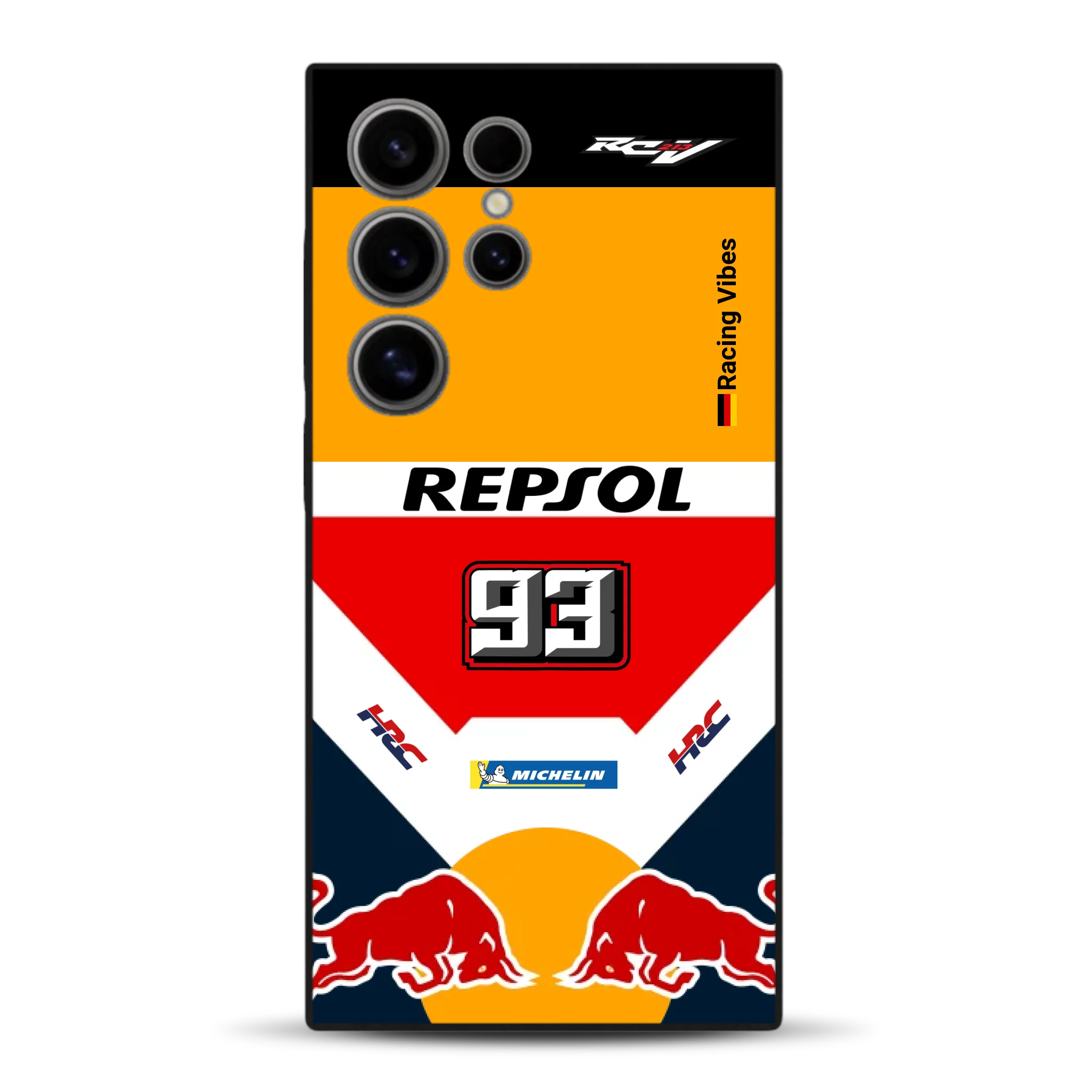 RC213V MotoGP Marc Márquez 2019 Champion Livery - Custodia per cellulare personalizzata per Samsung