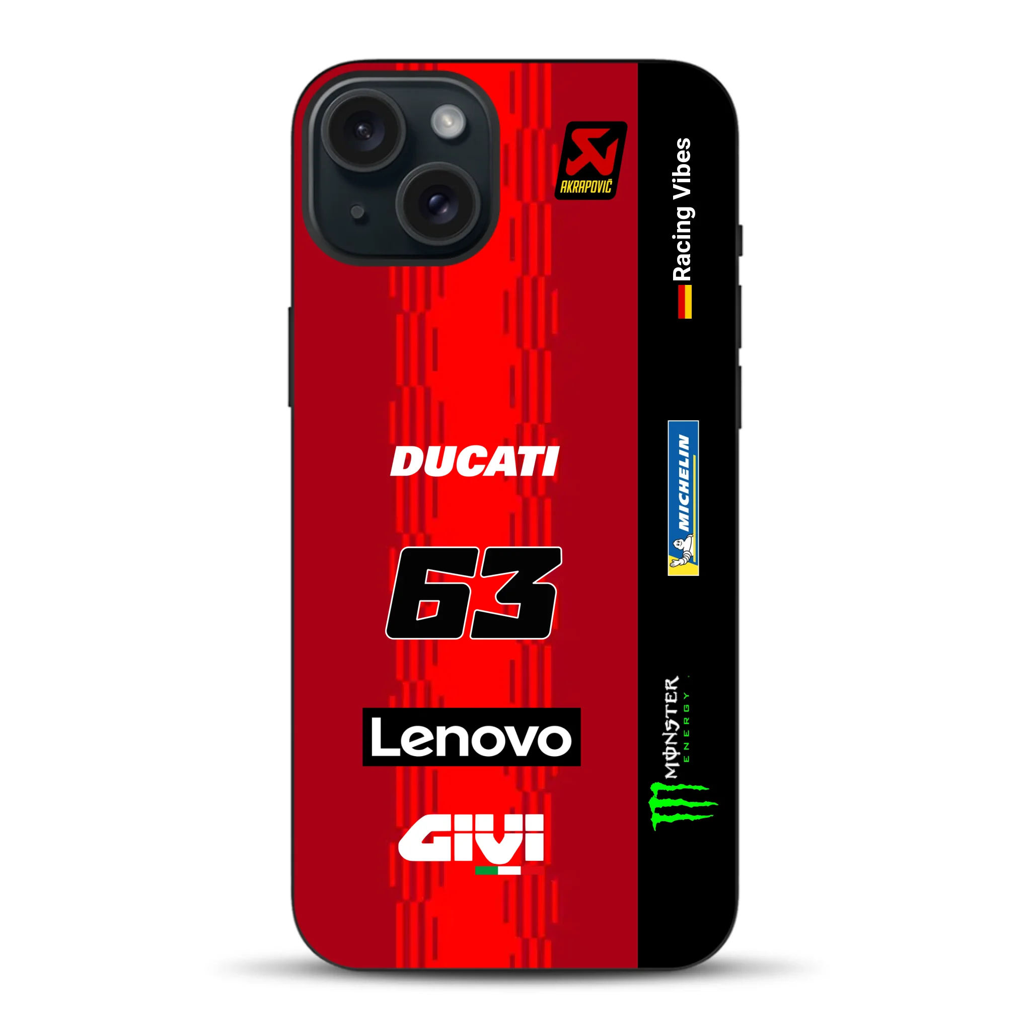 Desmosedici GP25 MotoGP 2025 Livery - Custodia per cellulare personalizzata per iPhone