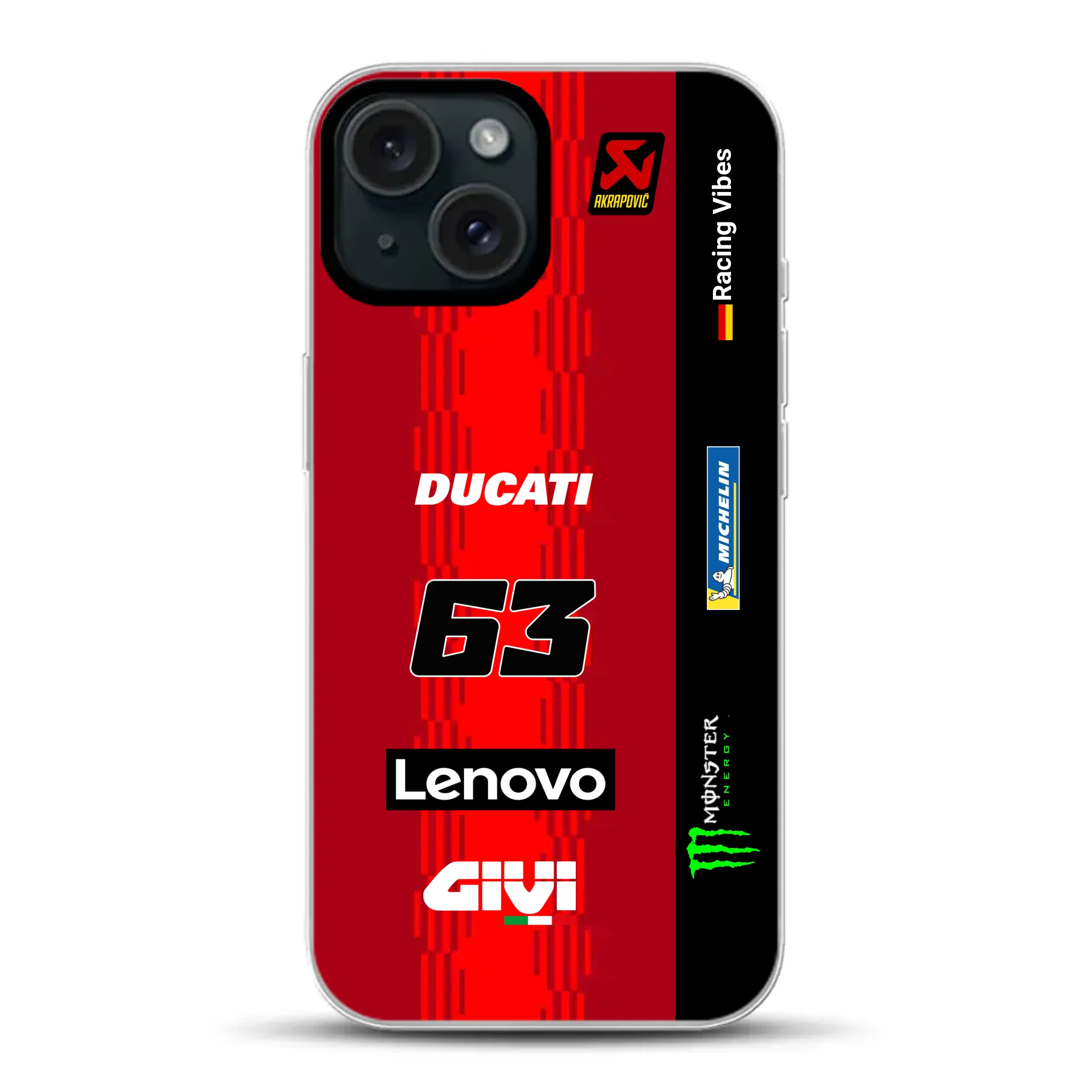 Desmosedici GP25 MotoGP 2025 Livery - Custodia per cellulare personalizzata per iPhone
