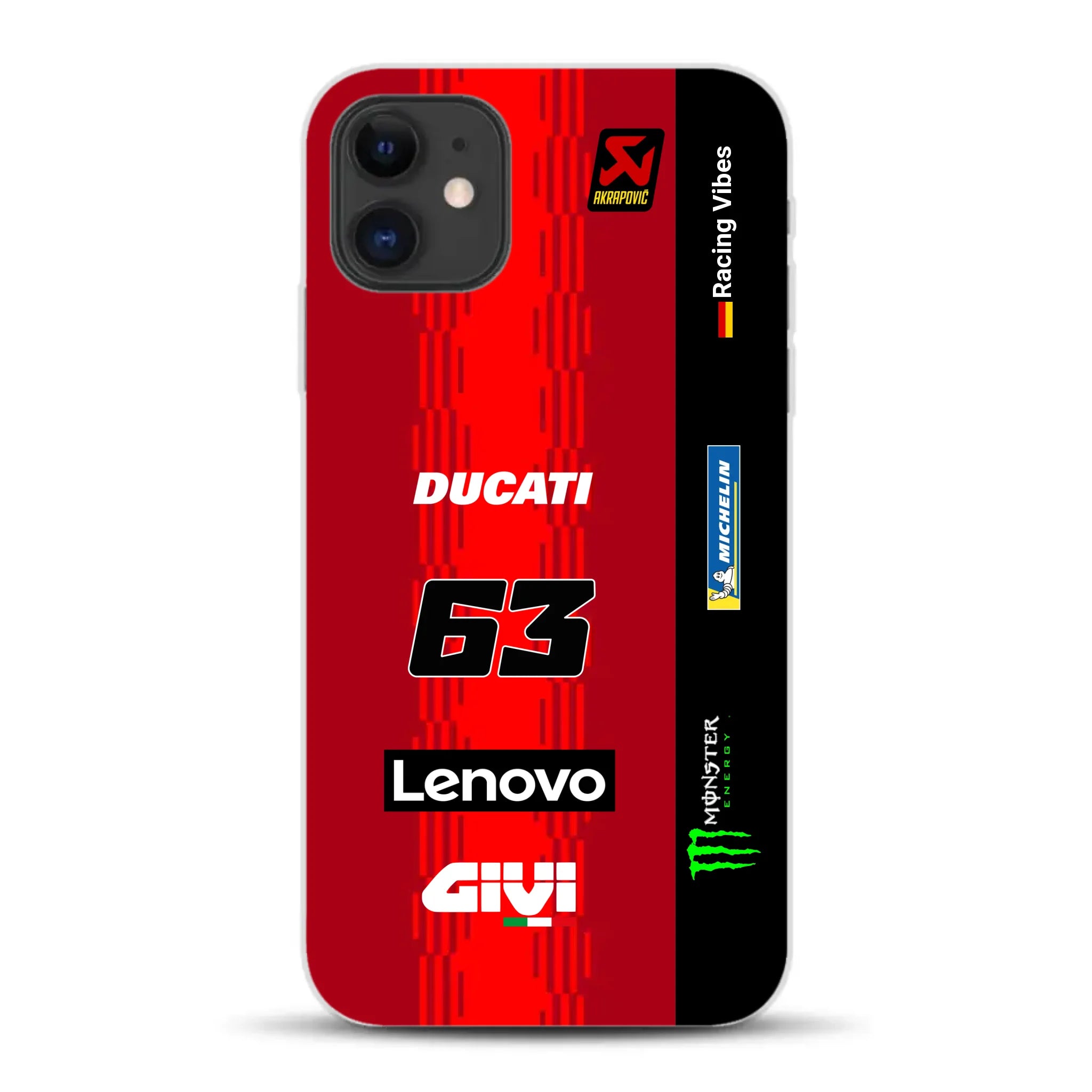 Desmosedici GP25 MotoGP 2025 Livery - Custodia per cellulare personalizzata per iPhone