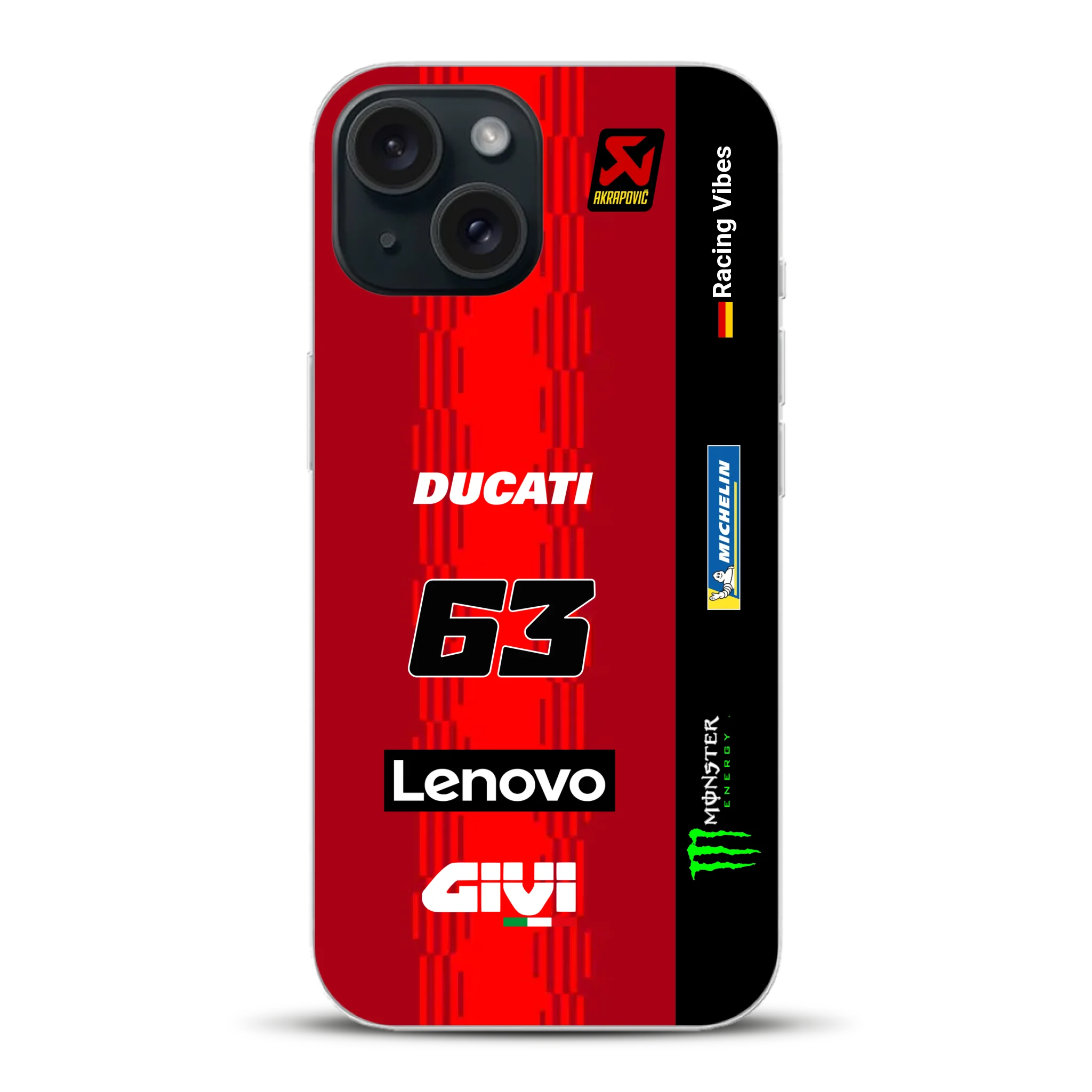 Desmosedici GP25 MotoGP 2025 Livery - Custodia per cellulare personalizzata per iPhone