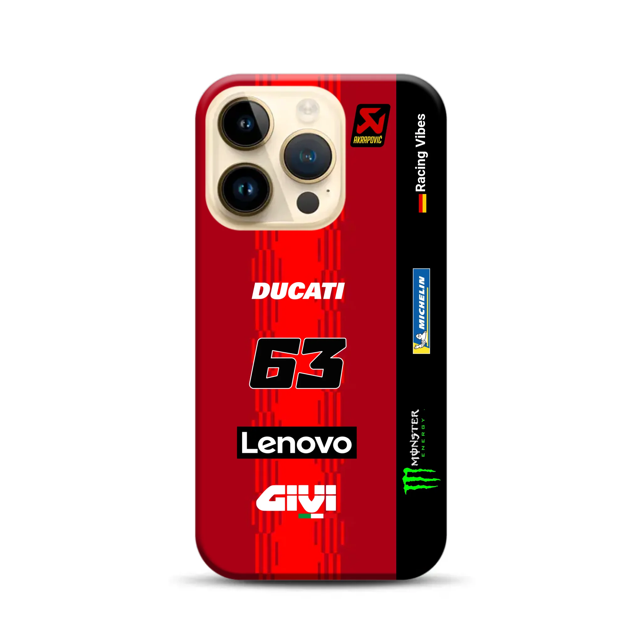 Desmosedici GP25 MotoGP 2025 Livery – Custodia premium personalizzata per iPhone