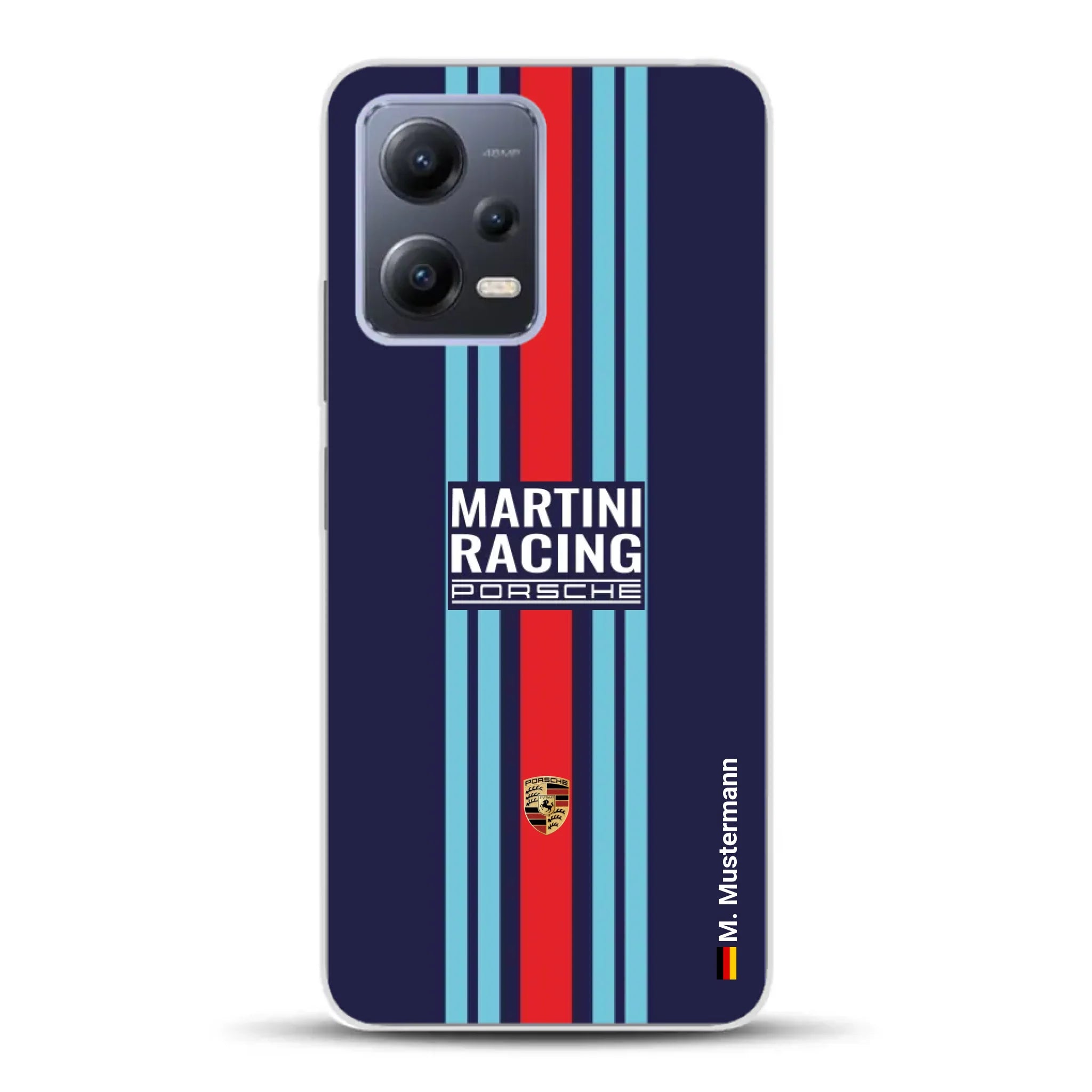 Martini Porsche Livery #2 - Custodia per cellulare personalizzata per Xiaomi