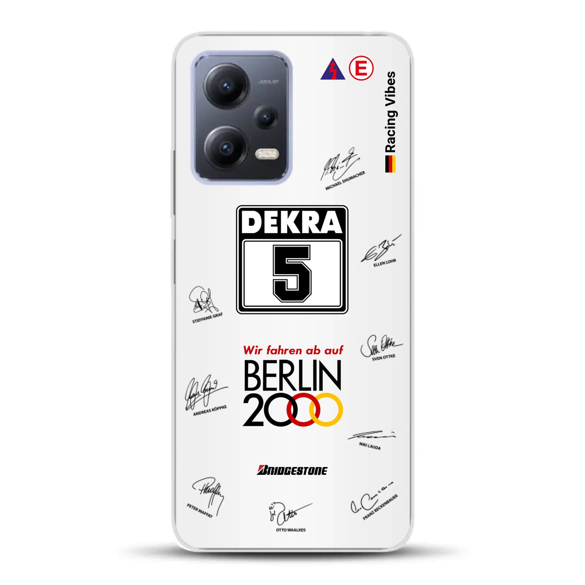 190E DTM 1992 Berlin 2000 Ellen Lohr Livery - Custodia per cellulare personalizzata per Xiaomi