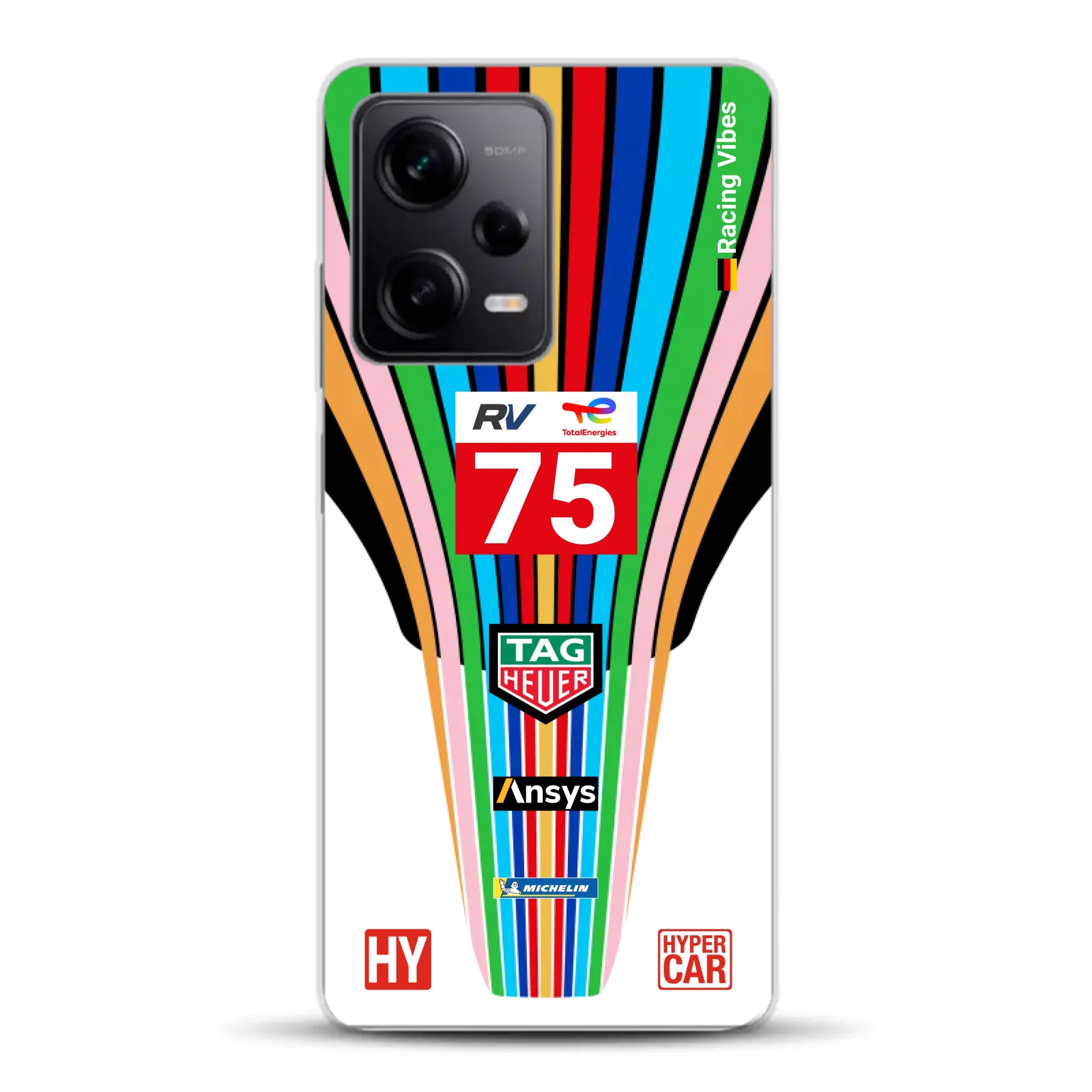 Porsche 963 #75 2023 Livery - Custodia per cellulare personalizzata per Xiaomi