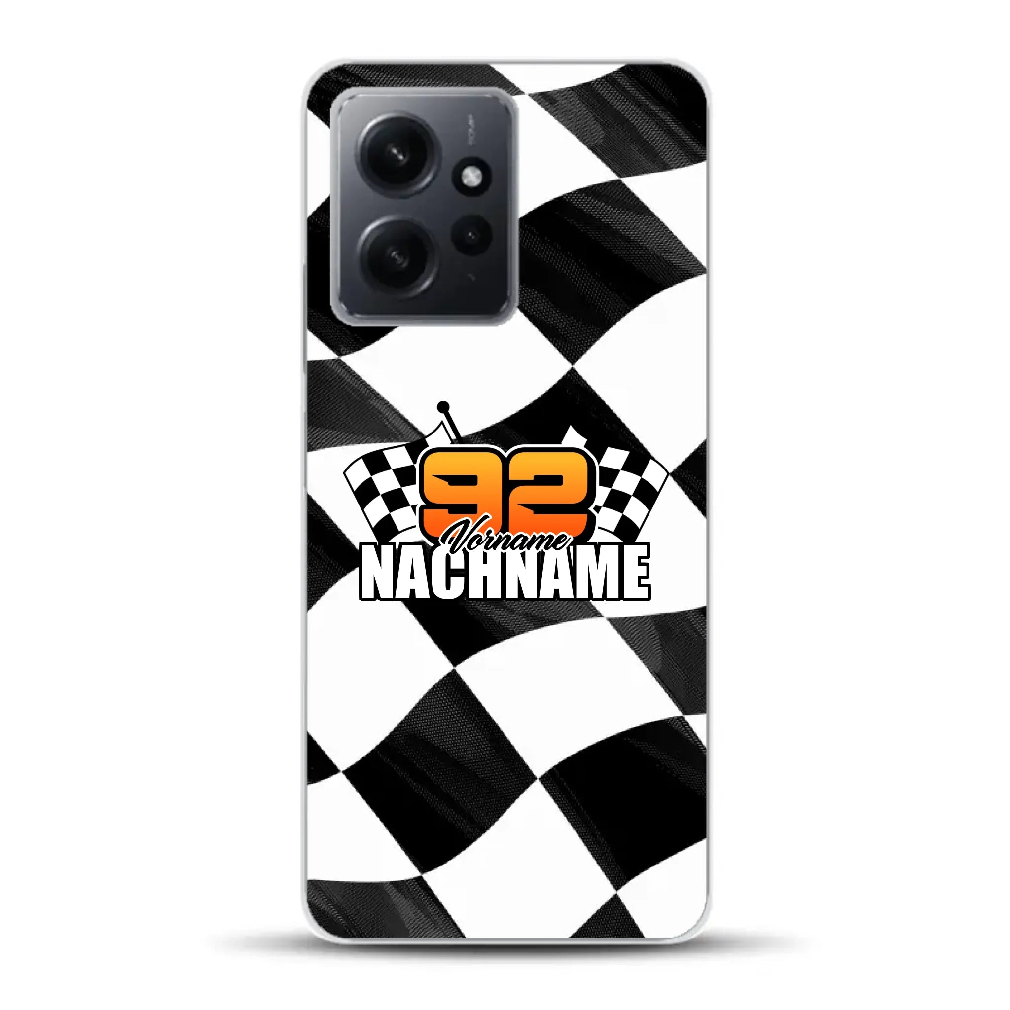 Checkered #1 - Custodia per cellulare personalizzata per Xiaomi