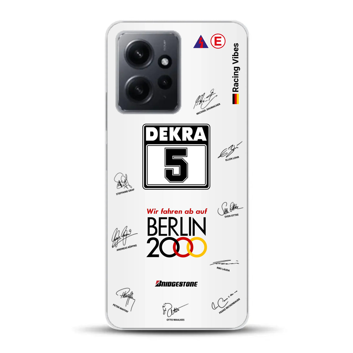 190E DTM 1992 Berlin 2000 Ellen Lohr Livery - Custodia per cellulare personalizzata per Xiaomi