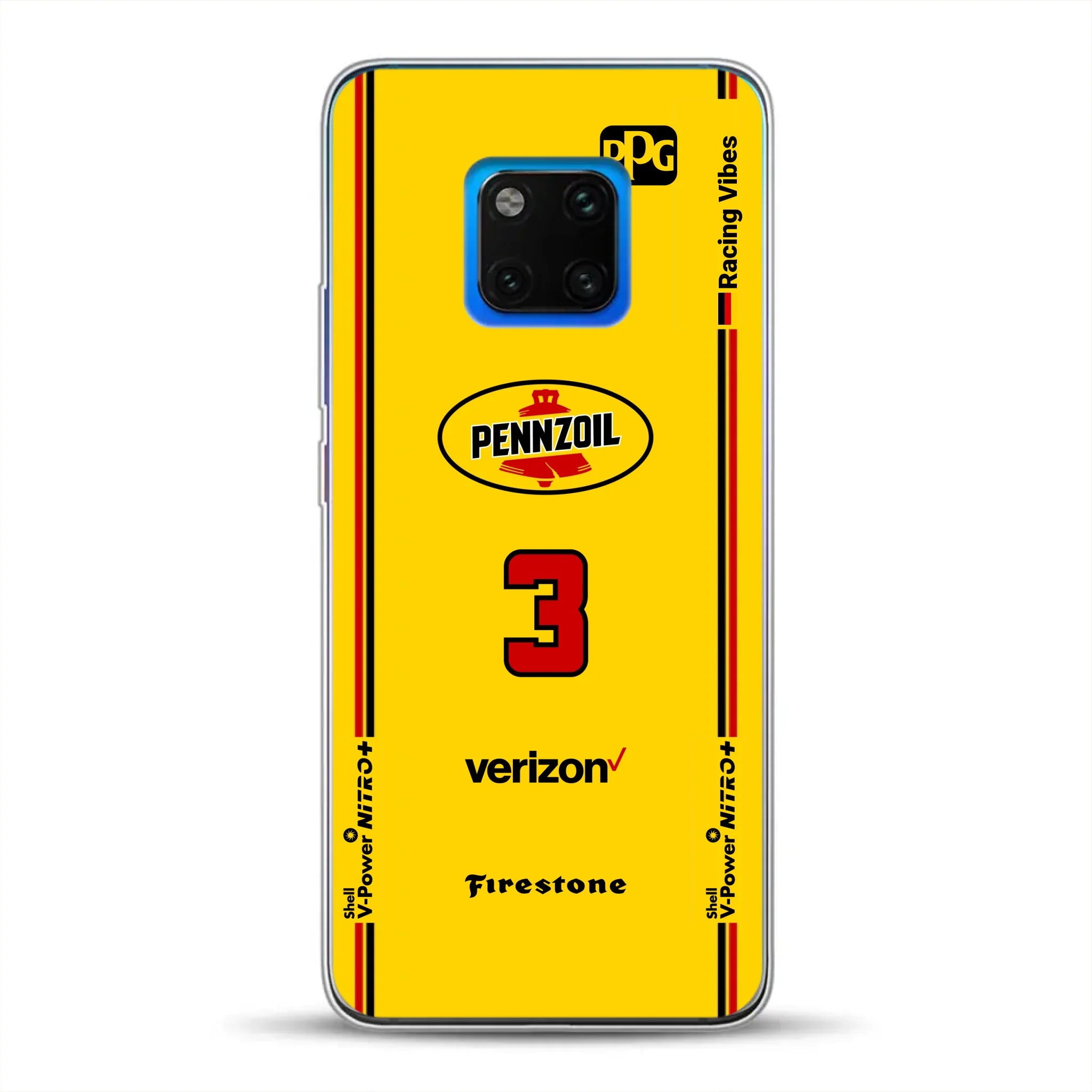 Yellow Submarine Racing Livery - Custodia per cellulare personalizzata per Huawei