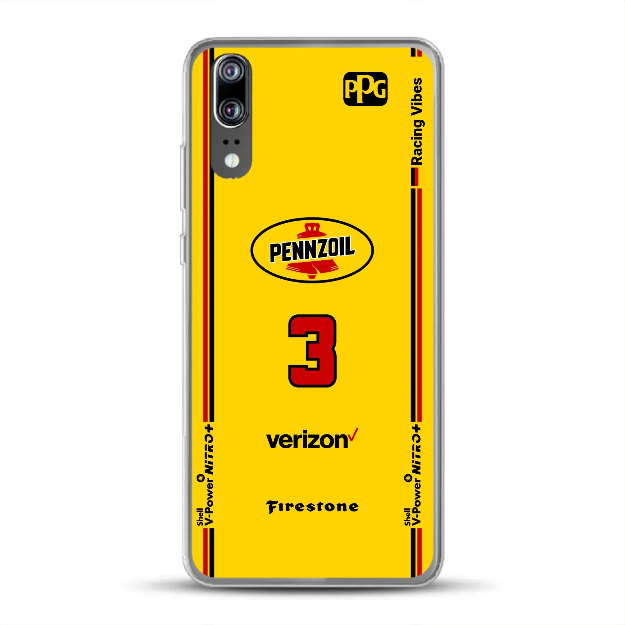 Yellow Submarine Racing Livery - Custodia per cellulare personalizzata per Huawei