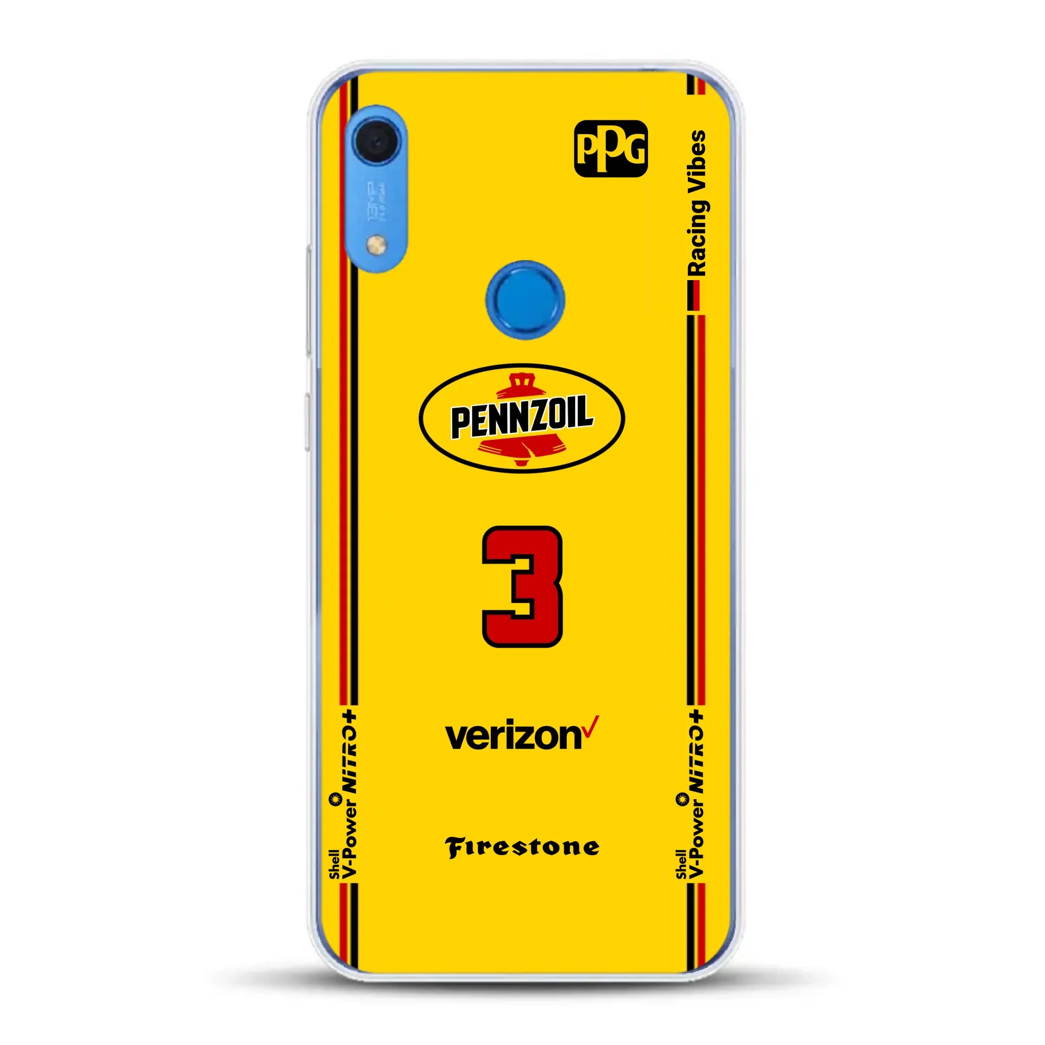 Yellow Submarine Racing Livery - Custodia per cellulare personalizzata per Huawei