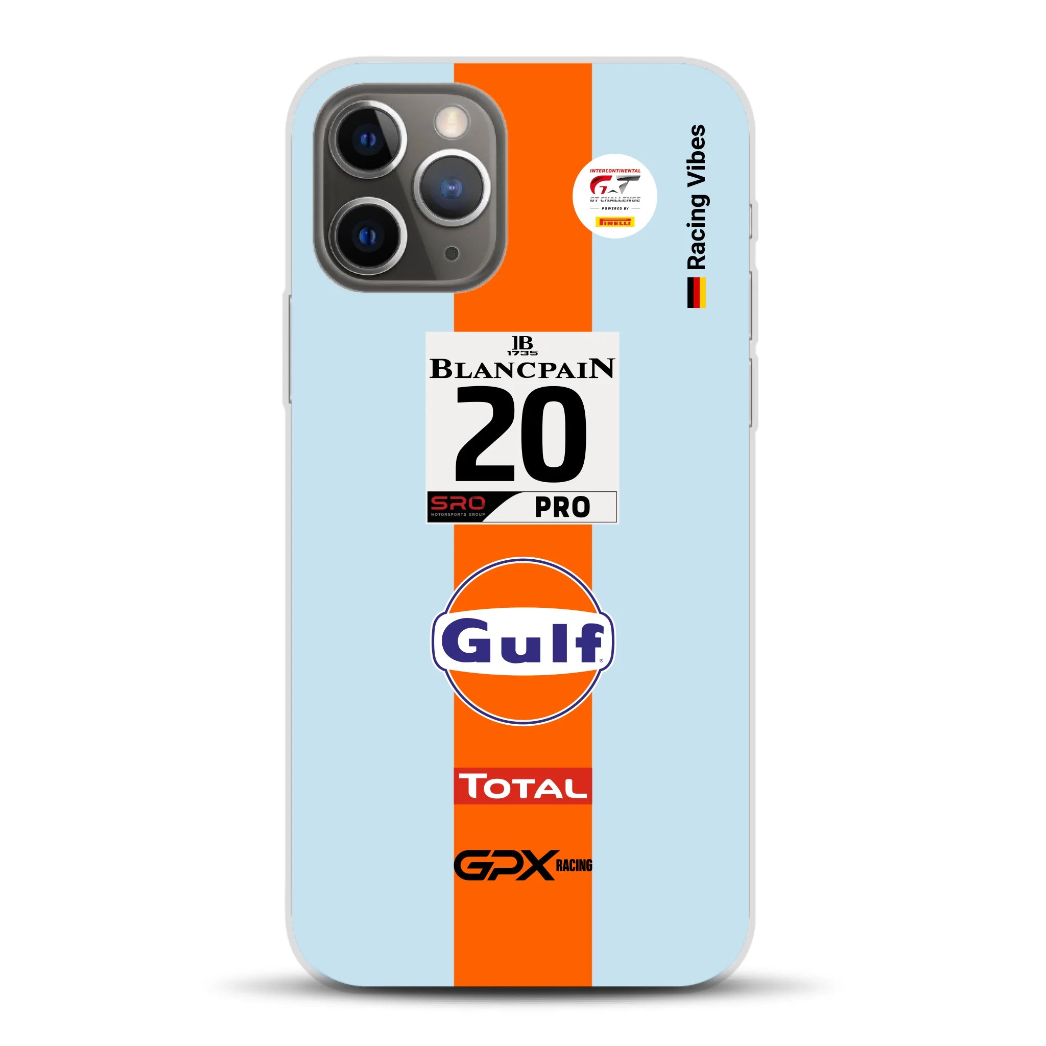 Gulf Porsche GT Livery - Personnalisé coque pour iPhone