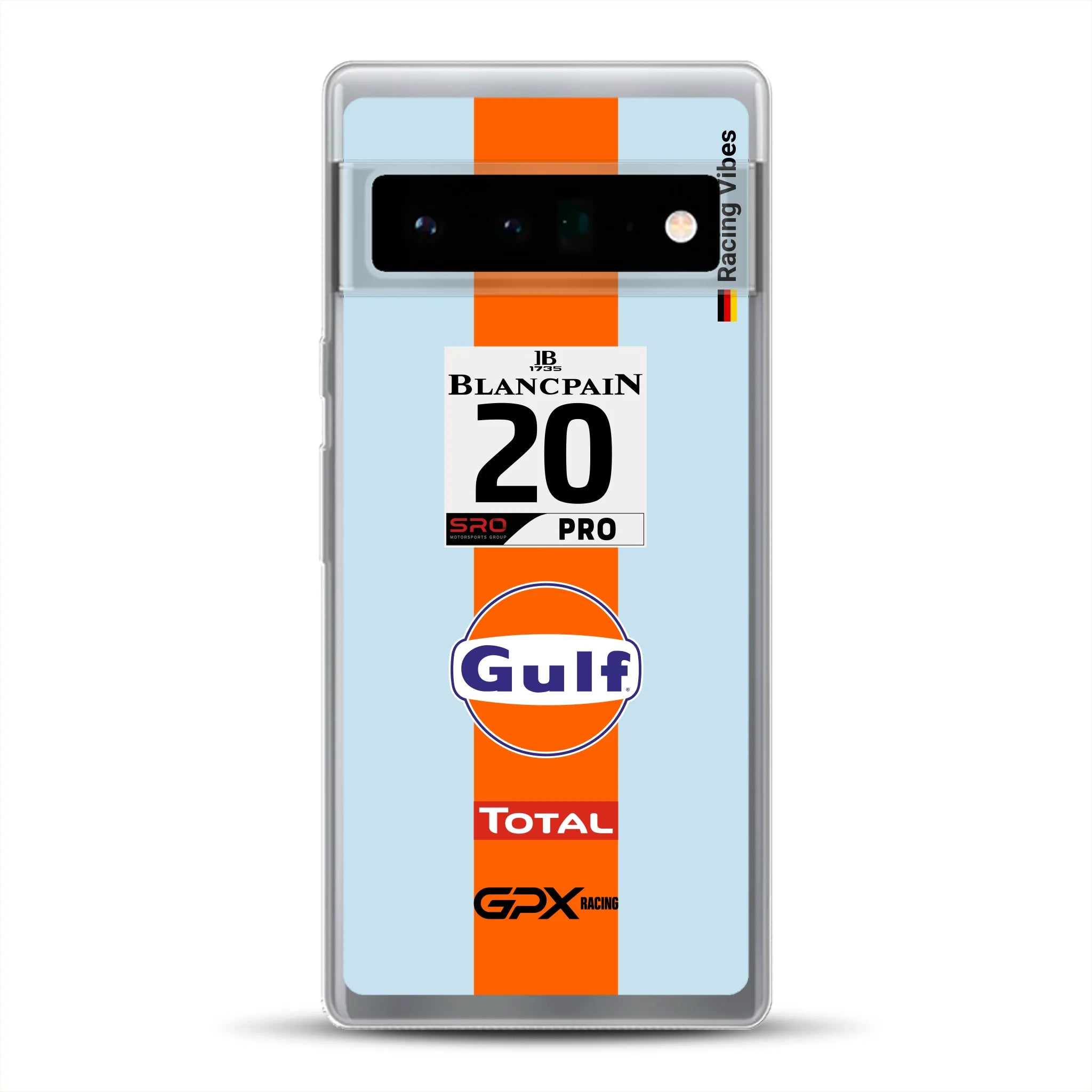 Gulf Porsche GT Livery - Individuelle Handyhülle für Google