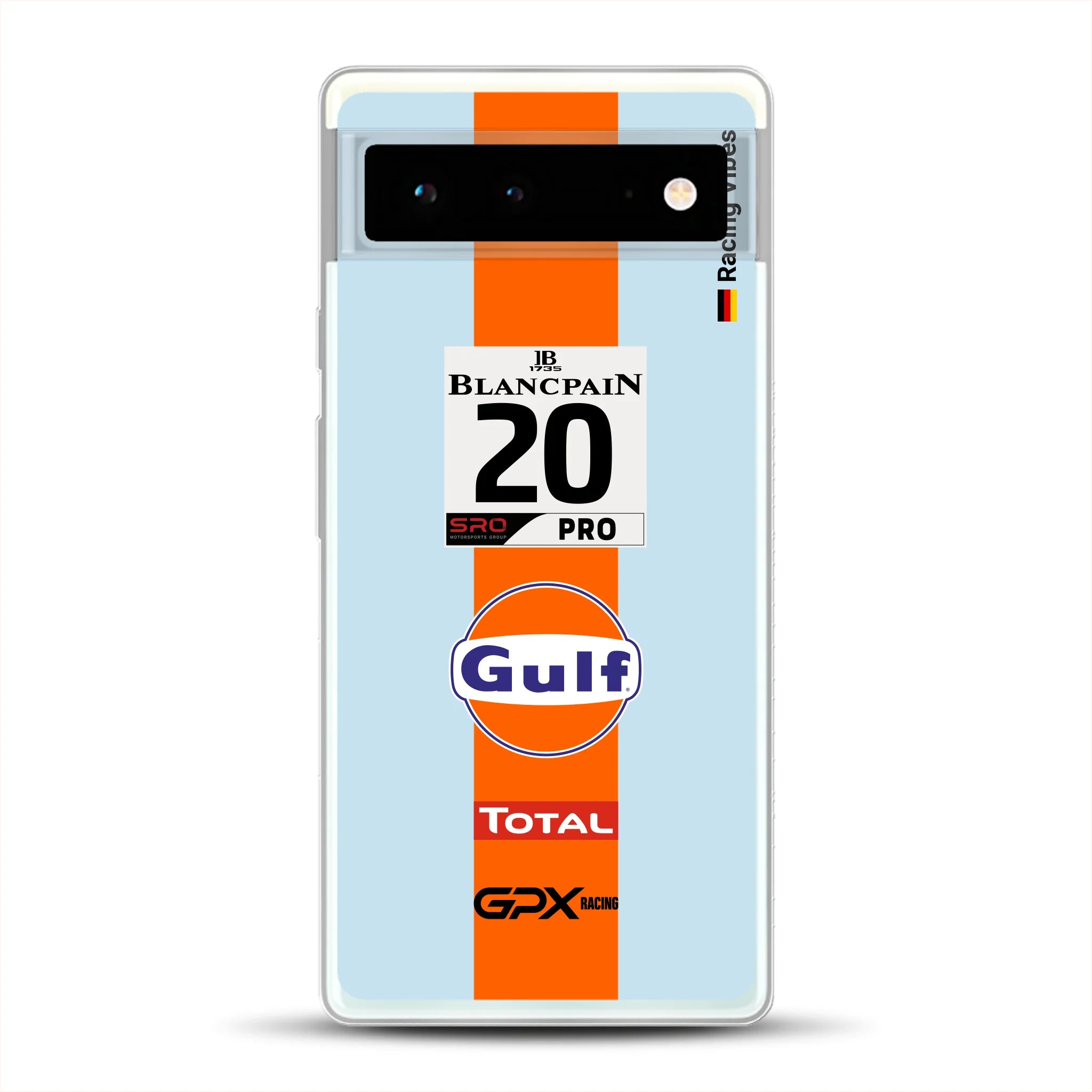 Gulf Porsche GT Livery - Individuelle Handyhülle für Google