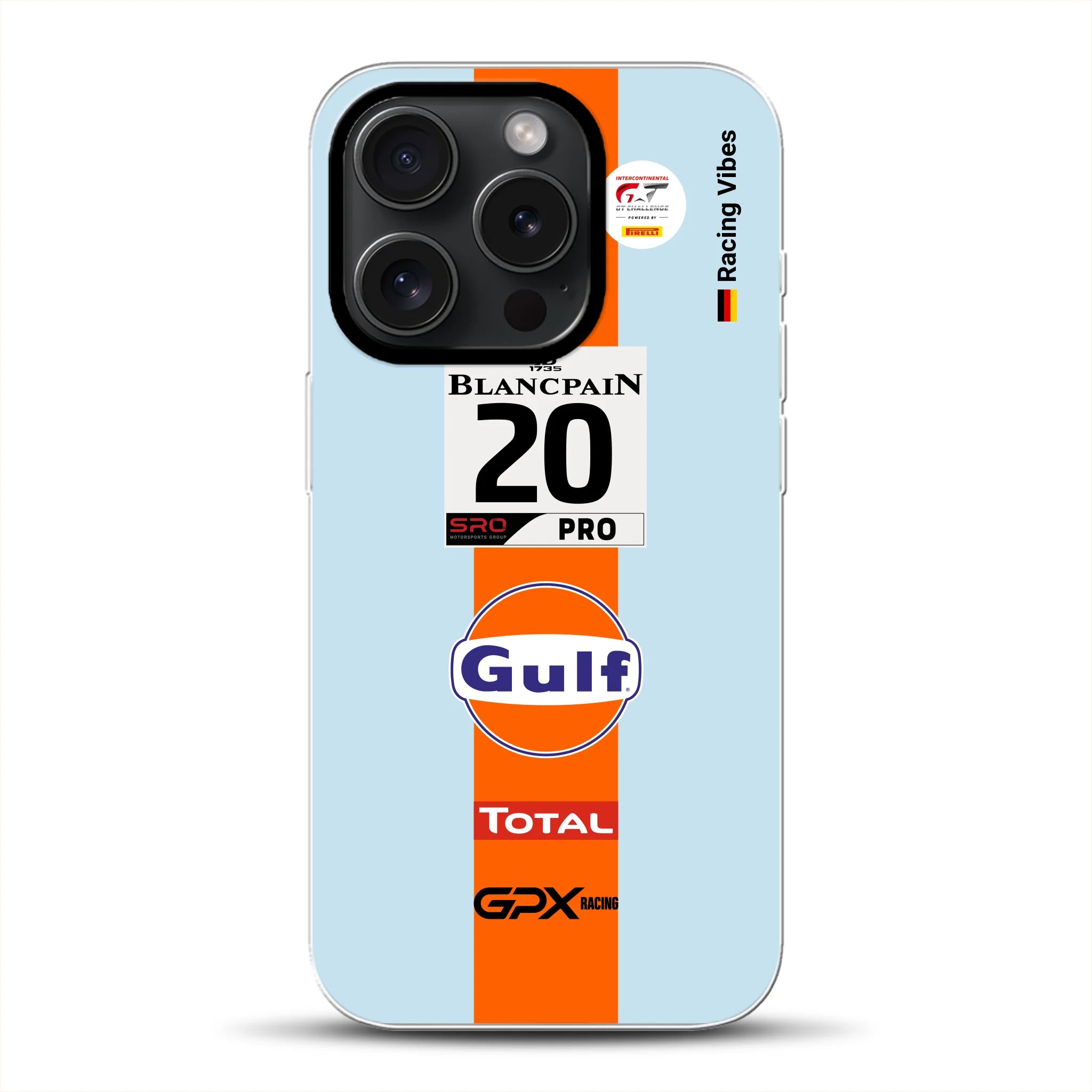 Gulf Porsche GT Livery - Personnalisé coque pour iPhone