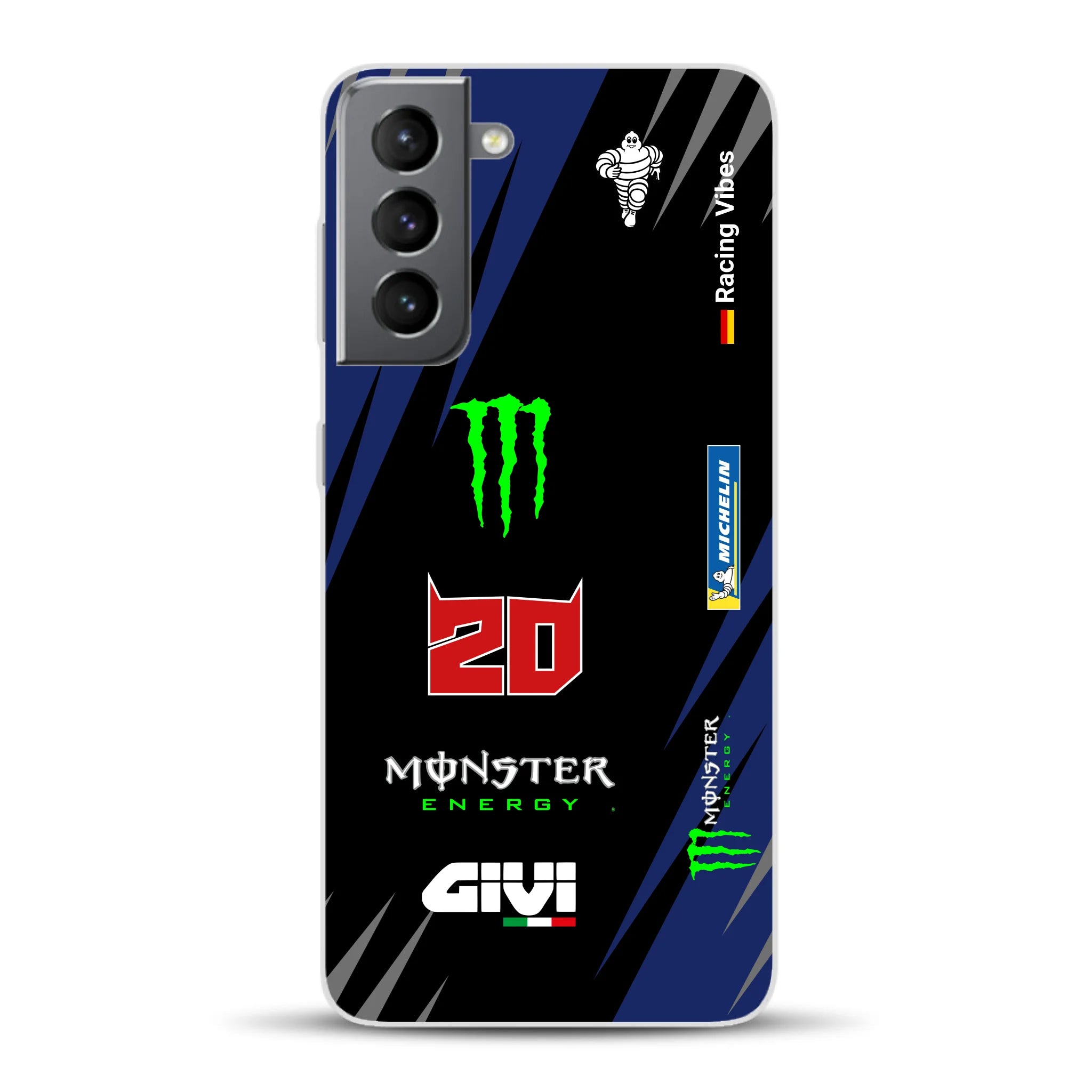 YZR-M1 MotoGP 2025 Livery - Housse de téléphone portable personnalisée pour Samsung