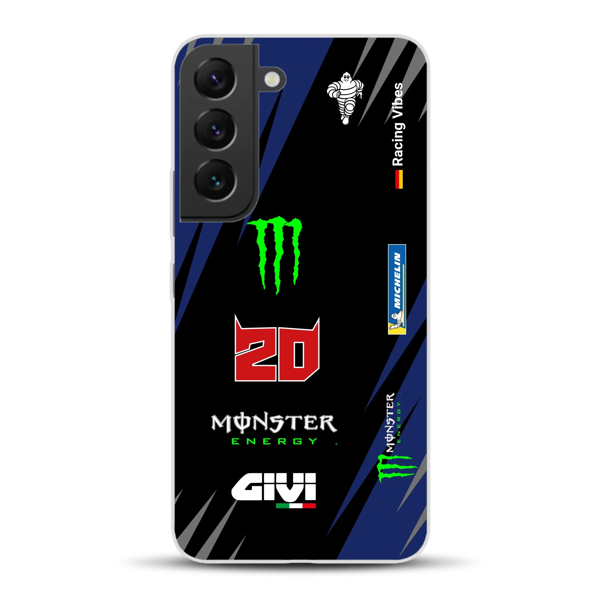 YZR-M1 MotoGP 2025 Livery - Housse de téléphone portable personnalisée pour Samsung