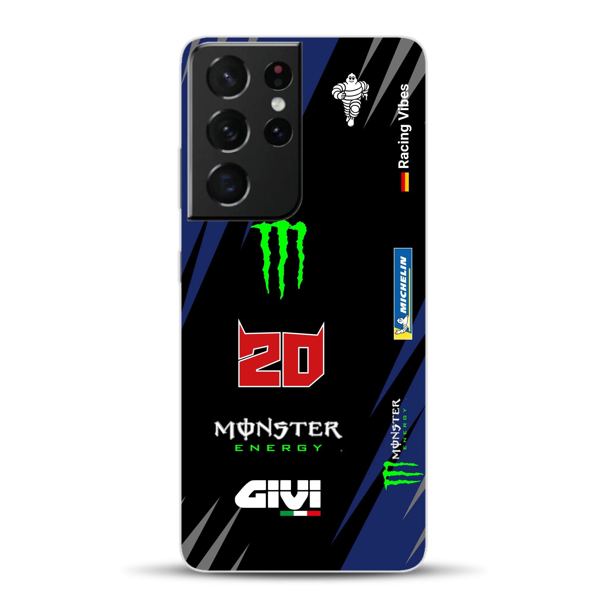 YZR-M1 MotoGP 2025 Livery - Housse de téléphone portable personnalisée pour Samsung