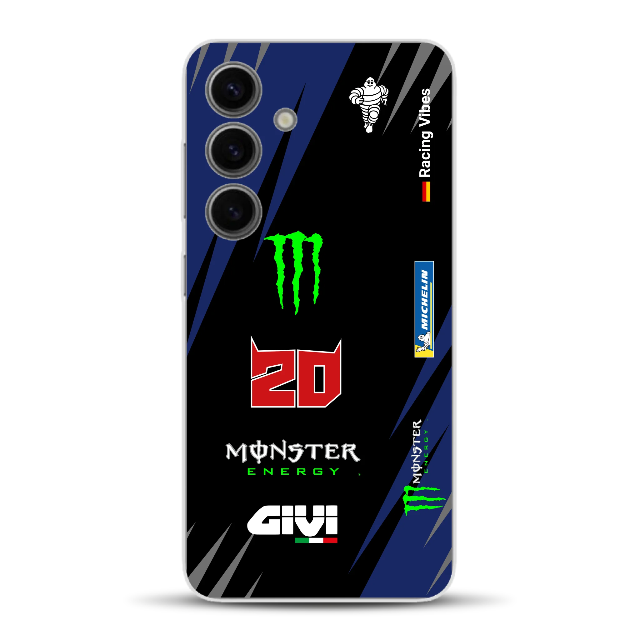 YZR-M1 MotoGP 2025 Livery - Housse de téléphone portable personnalisée pour Samsung