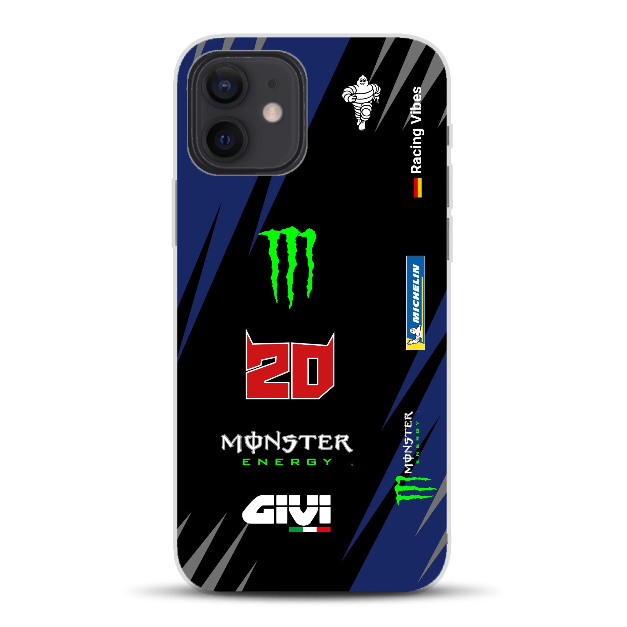 YZR-M1 MotoGP 2025 Livery - Housse de téléphone portable personnalisée pour iPhone