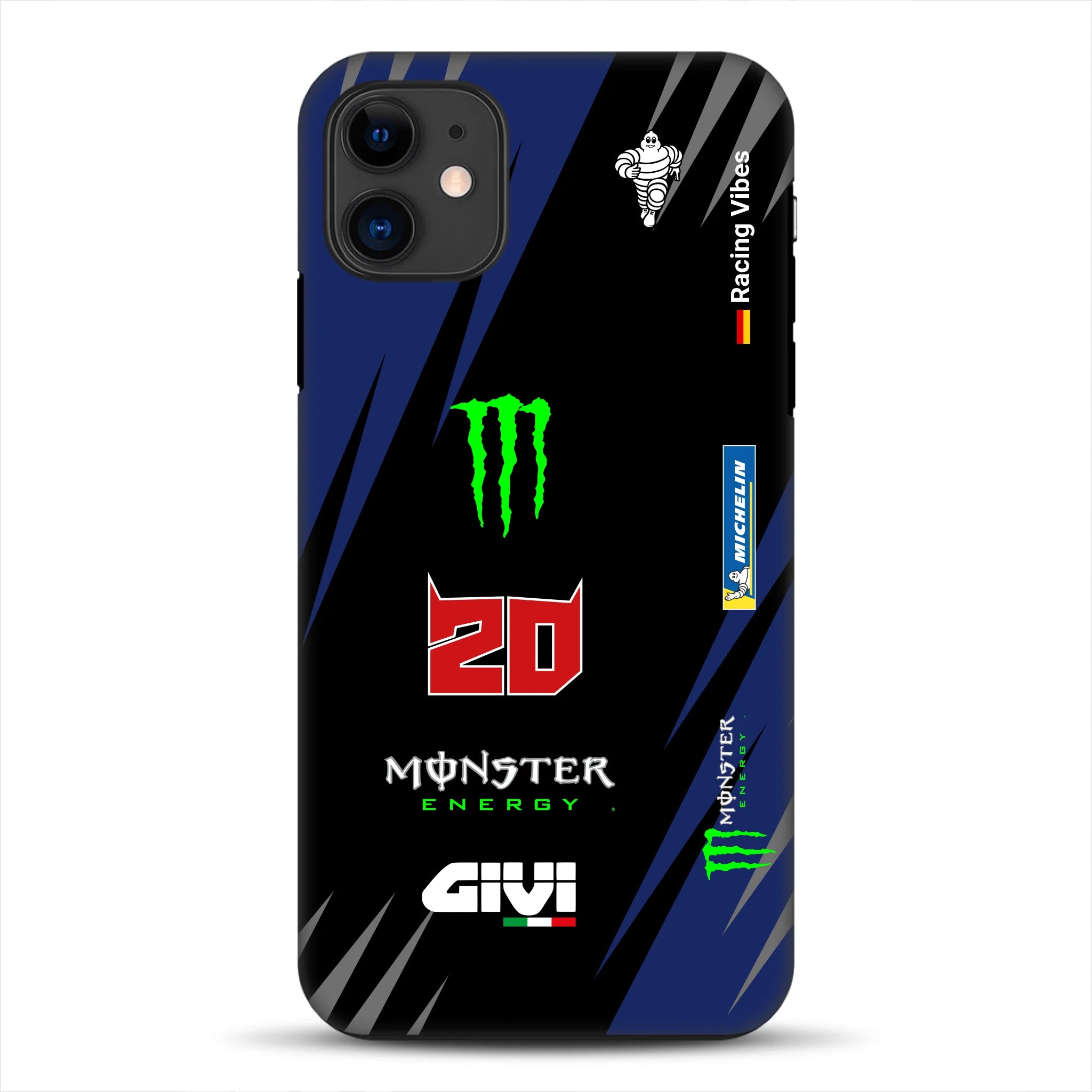 YZR-M1 MotoGP 2025 Livery - Custodia premium personalizzata per iPhone