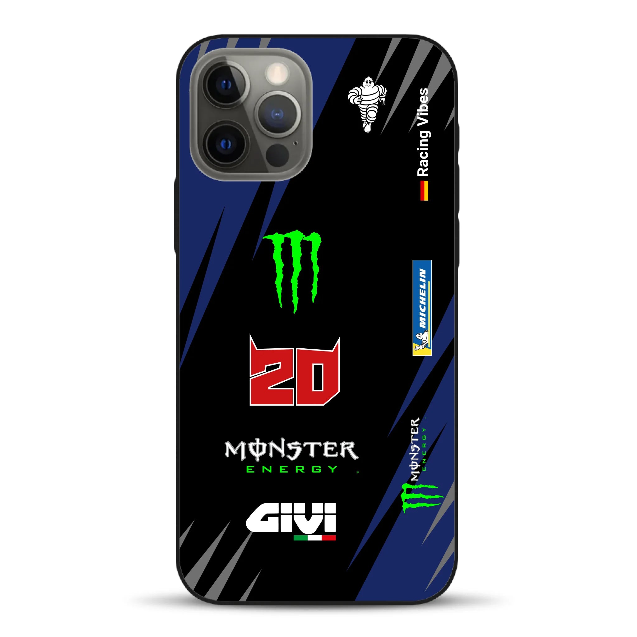 YZR-M1 MotoGP 2025 Livery - Housse de téléphone portable personnalisée pour iPhone
