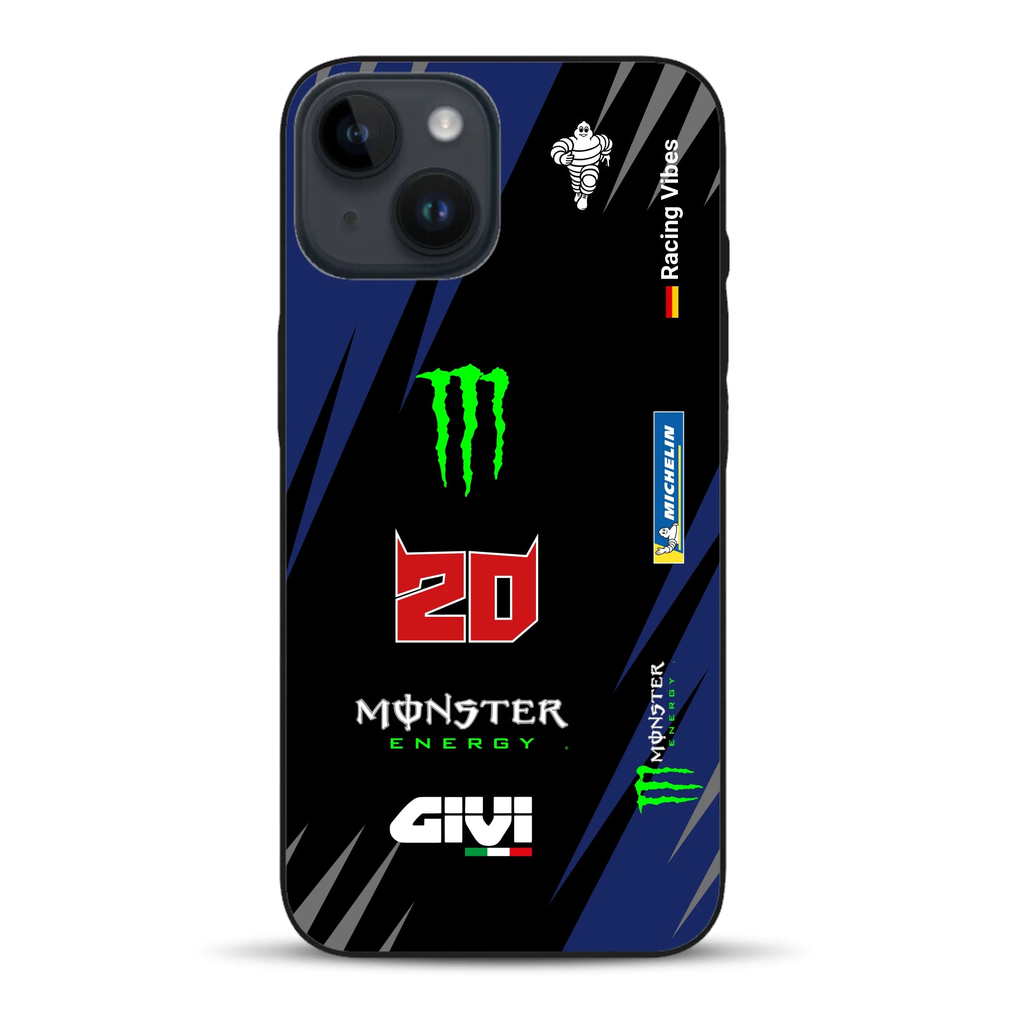YZR-M1 MotoGP 2025 Livery - Housse de téléphone portable personnalisée pour iPhone