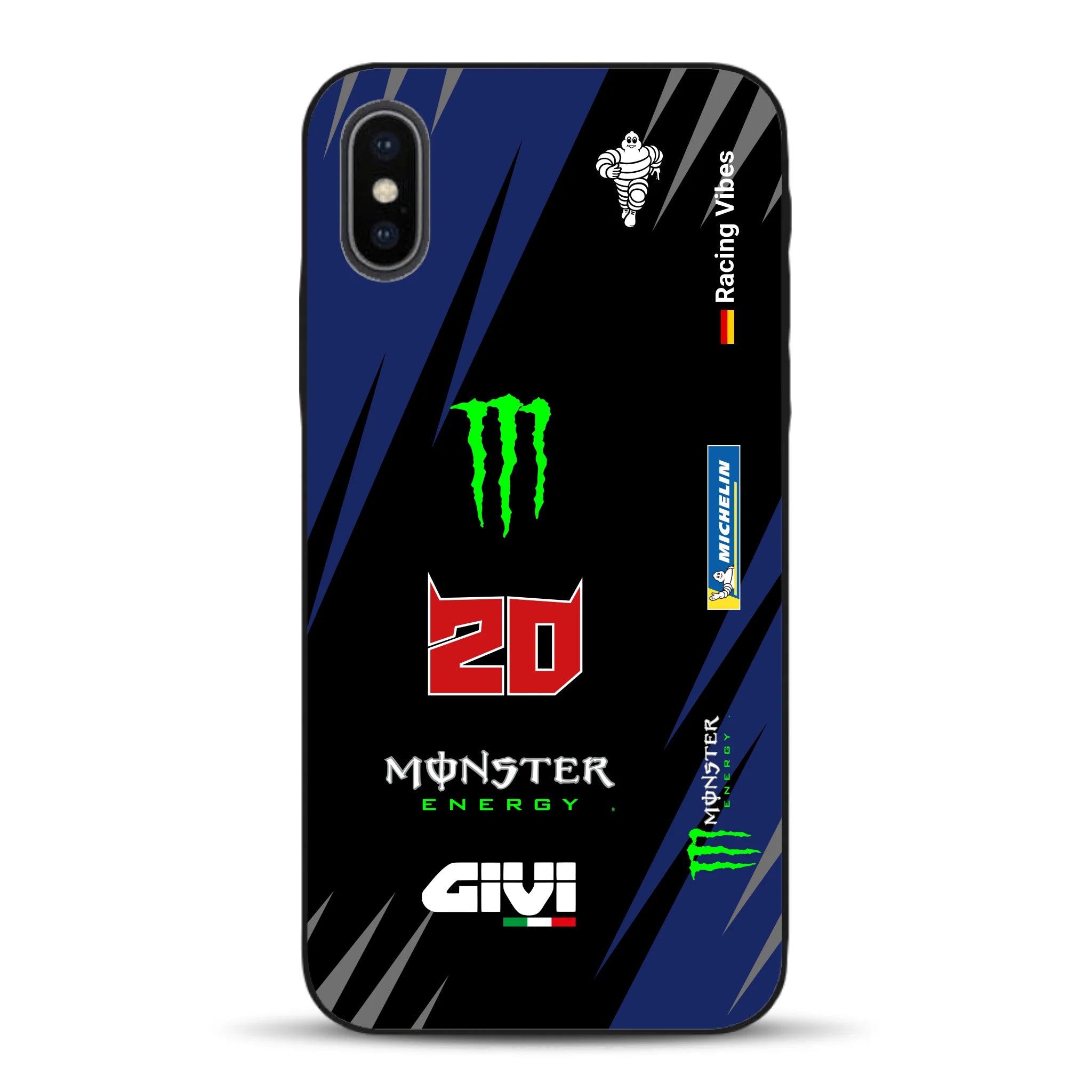 YZR-M1 MotoGP 2025 Livery - Housse de téléphone portable personnalisée pour iPhone
