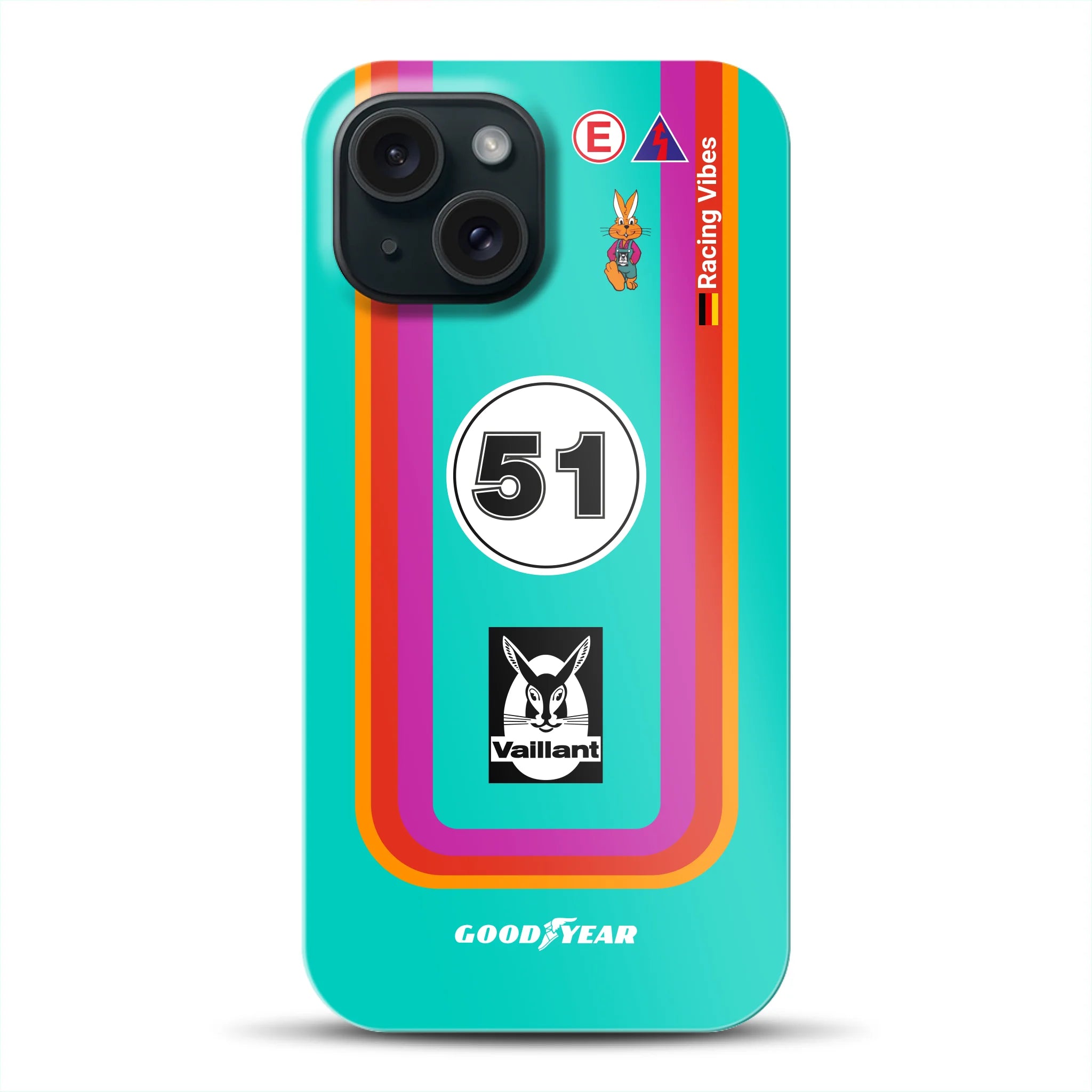 Porsche 935 K3 Vaillant Kremer Racing 1977 Livery - Individuelle Premium Hülle für iPhone