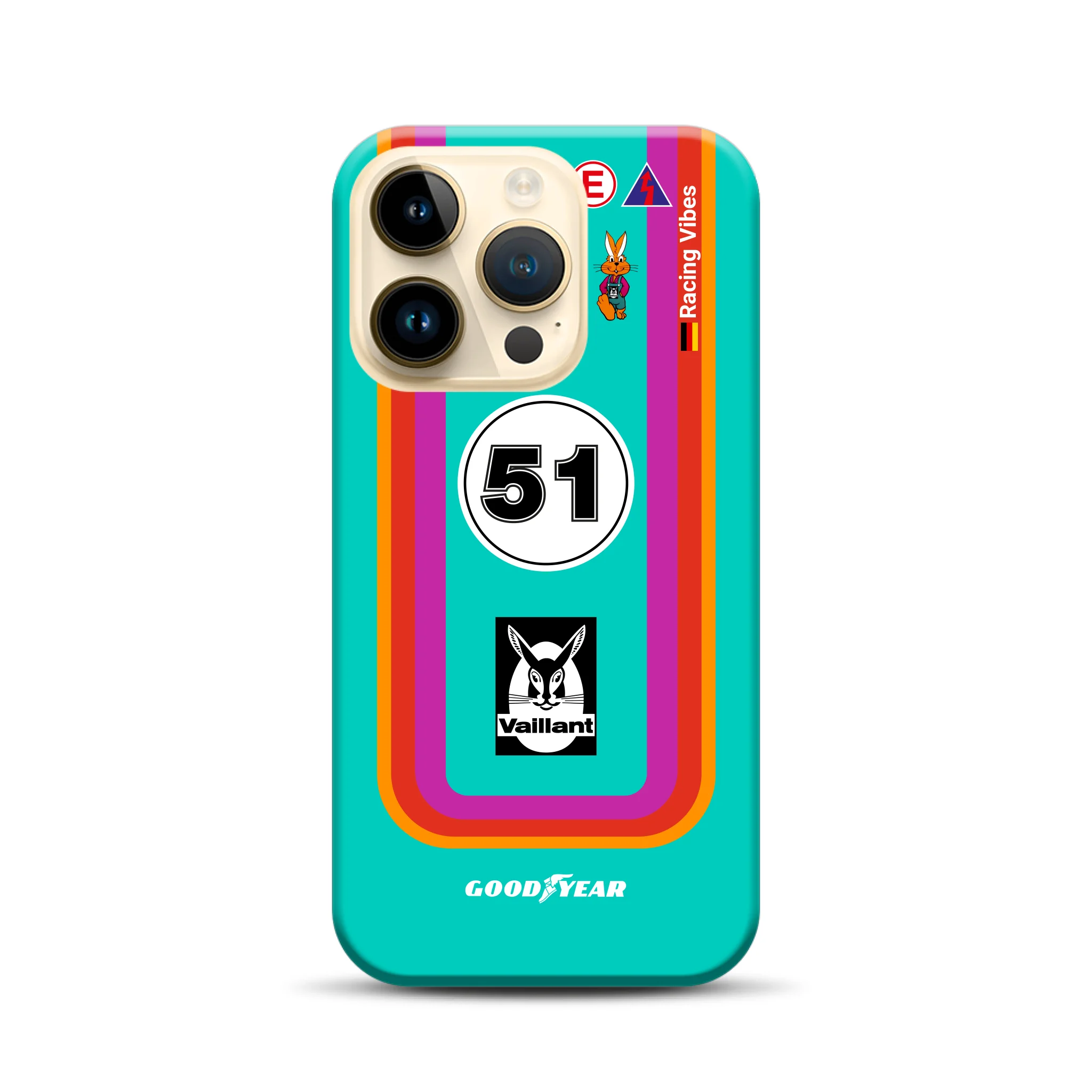 Porsche 935 K3 Vaillant Kremer Racing 1977 Livery - Individuelle Premium Hülle für iPhone