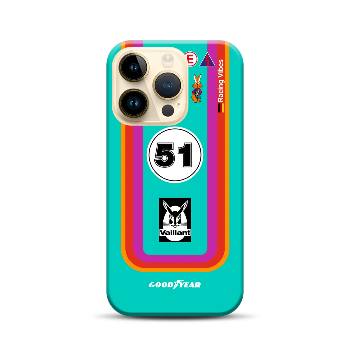 Porsche 935 K3 Vaillant Kremer Racing 1977 Livery - Custom Premium Case for iPhone