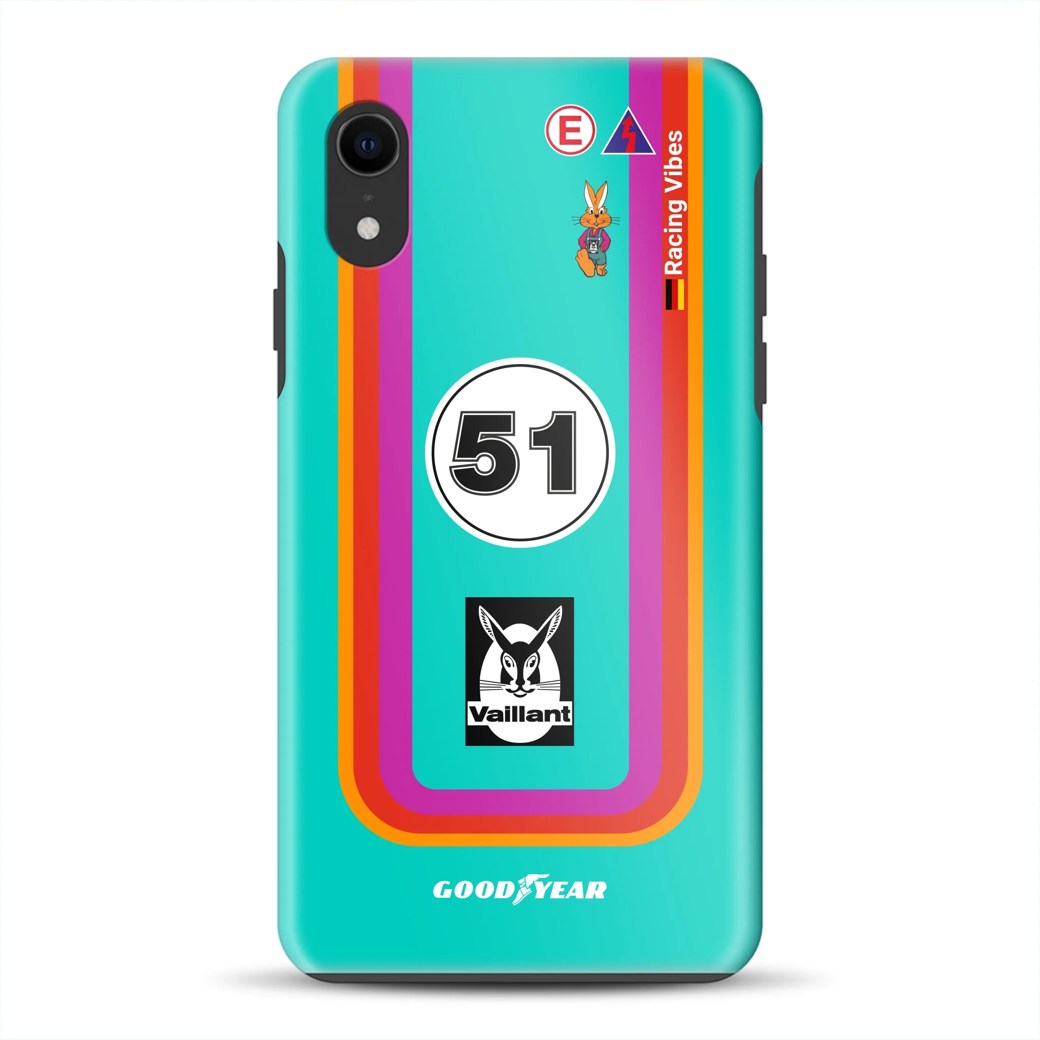 Porsche 935 K3 Vaillant Kremer Racing 1977 Livery - Individuelle Premium Hülle für iPhone