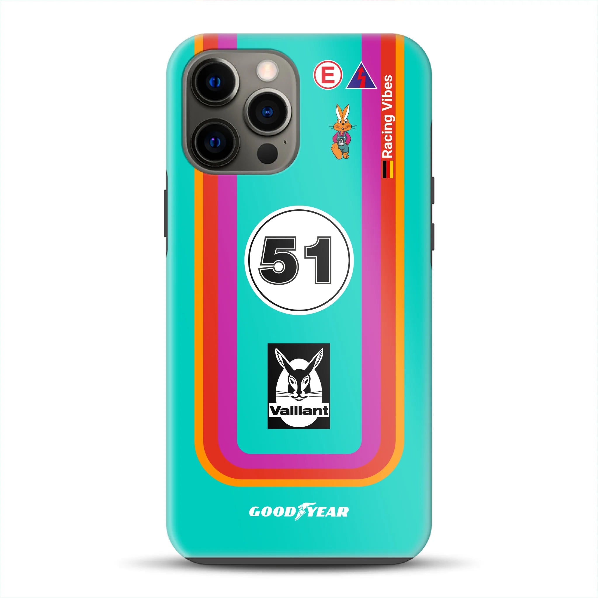 Porsche 935 K3 Vaillant Kremer Racing 1977 Livery - Individuelle Premium Hülle für iPhone