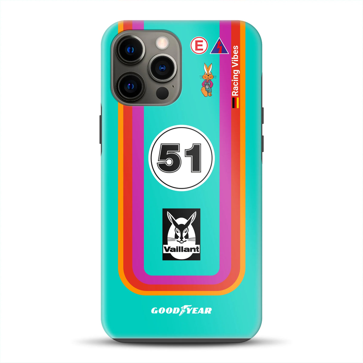 Porsche 935 K3 Vaillant Kremer Racing 1977 Livery - Custom Premium Case for iPhone