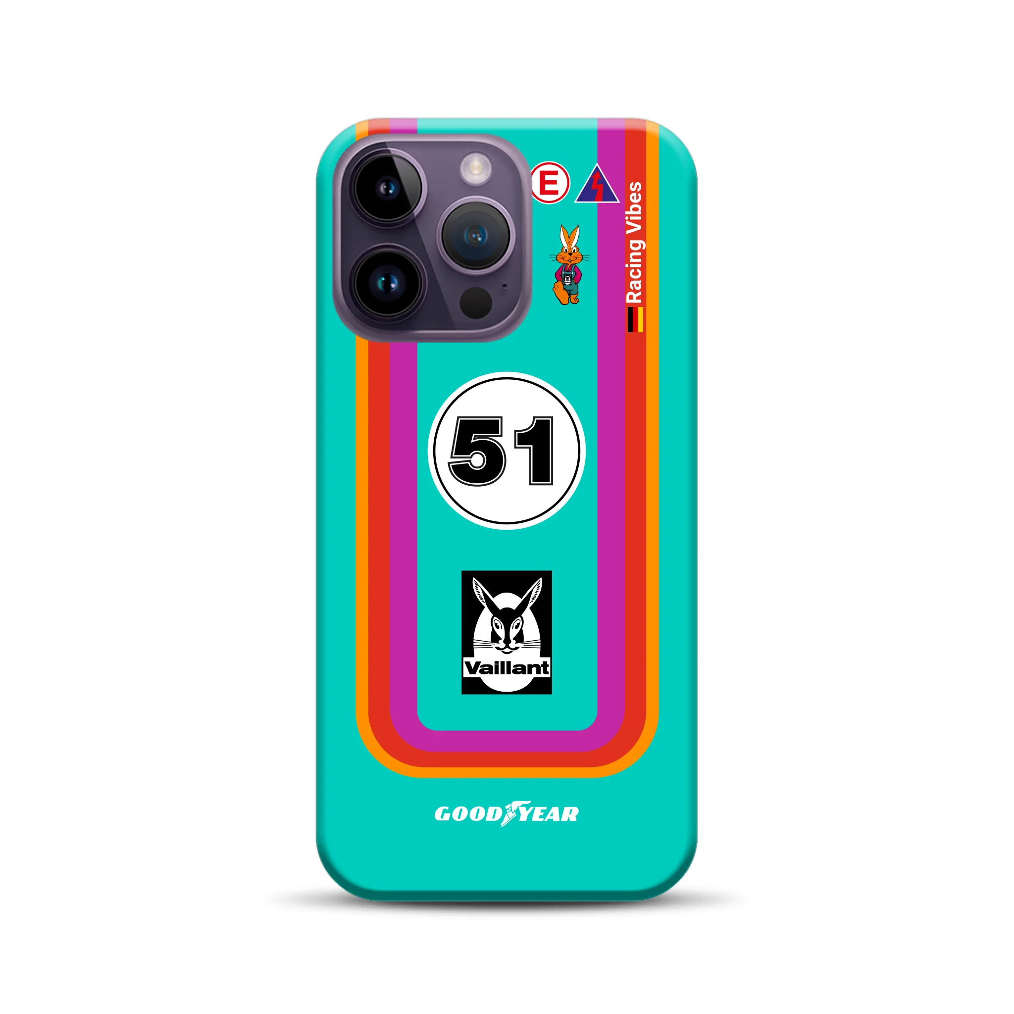 Porsche 935 K3 Vaillant Kremer Racing 1977 Livery - Individuelle Premium Hülle für iPhone