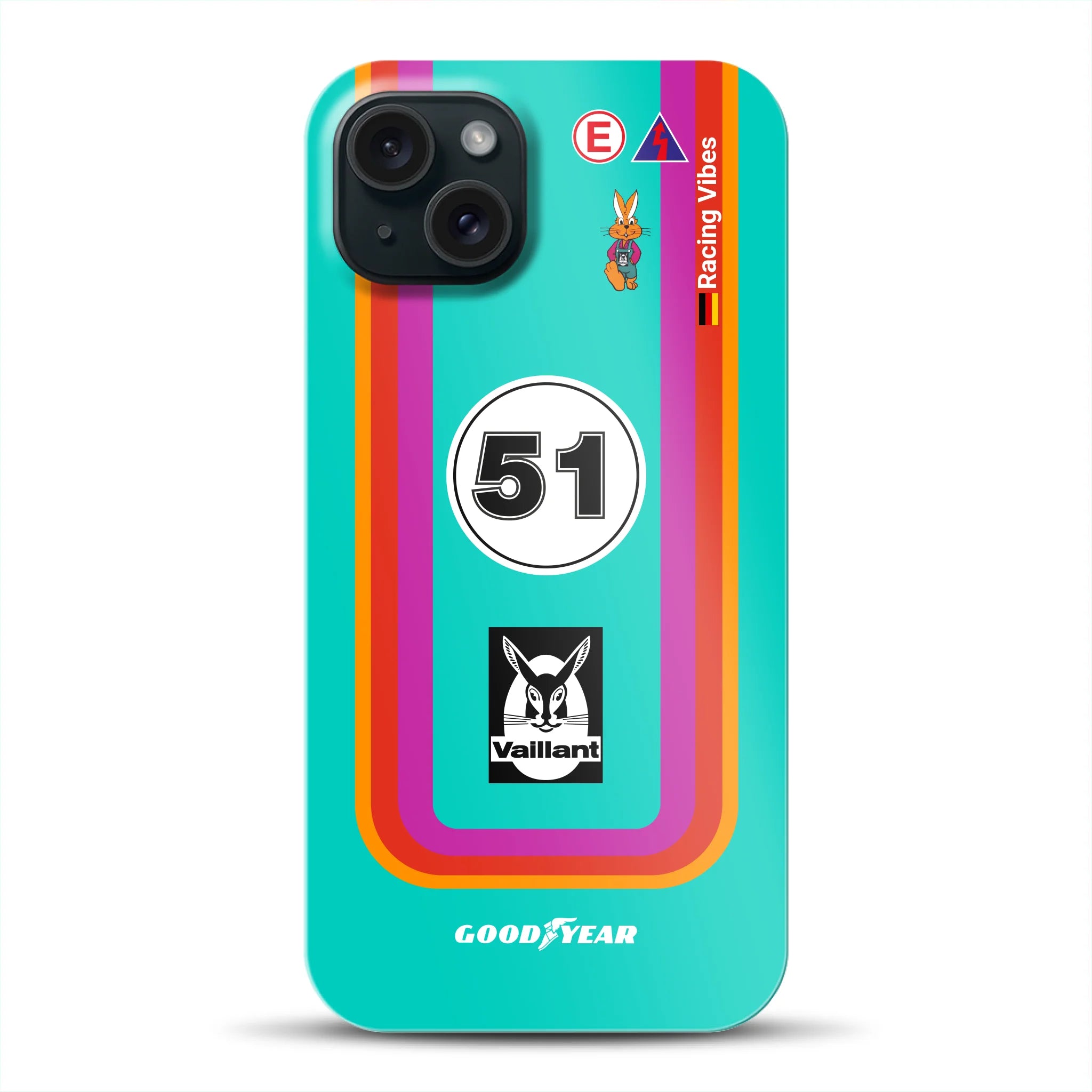Porsche 935 K3 Vaillant Kremer Racing 1977 Livery - Individuelle Premium Hülle für iPhone
