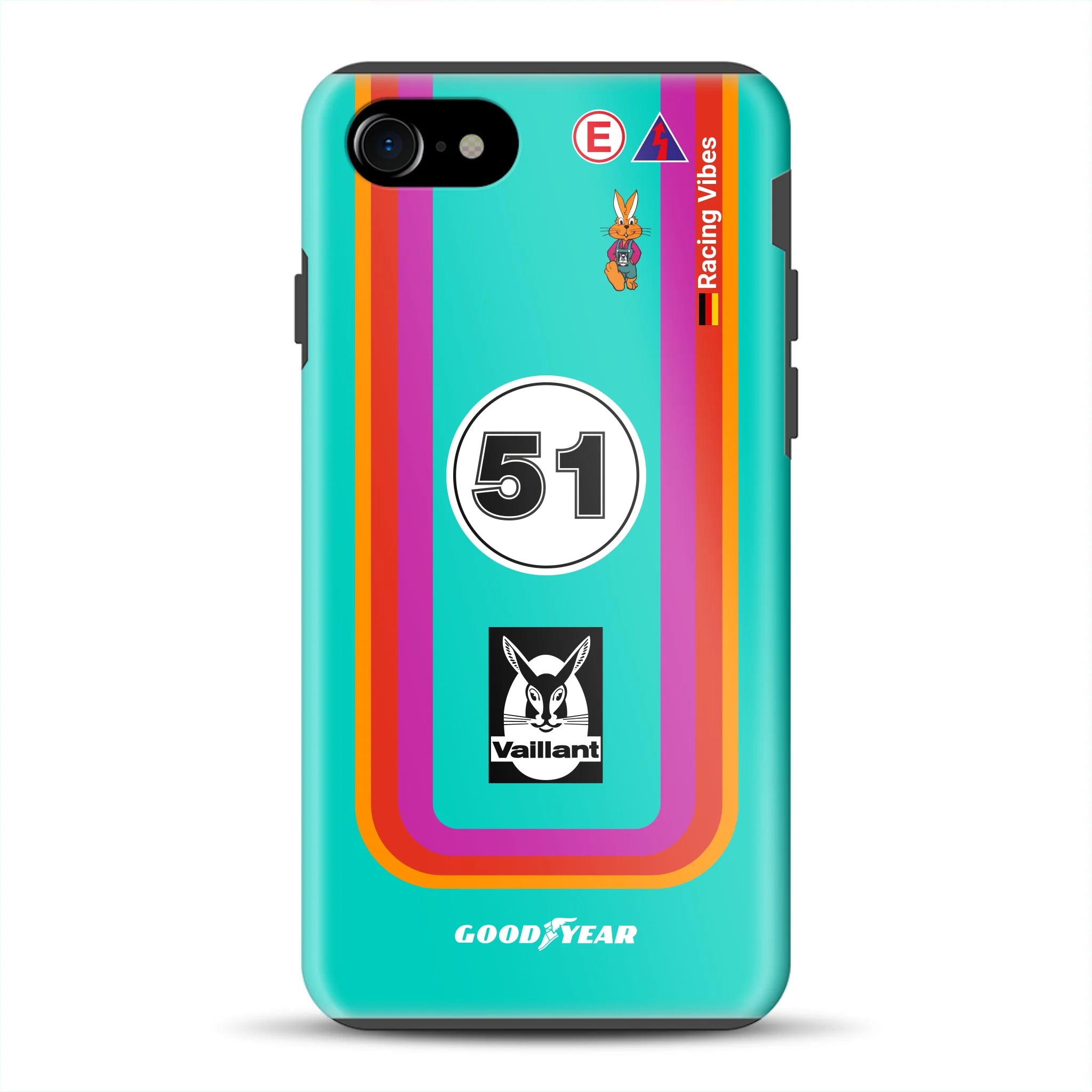 Porsche 935 K3 Vaillant Kremer Racing 1977 Livery - Individuelle Premium Hülle für iPhone