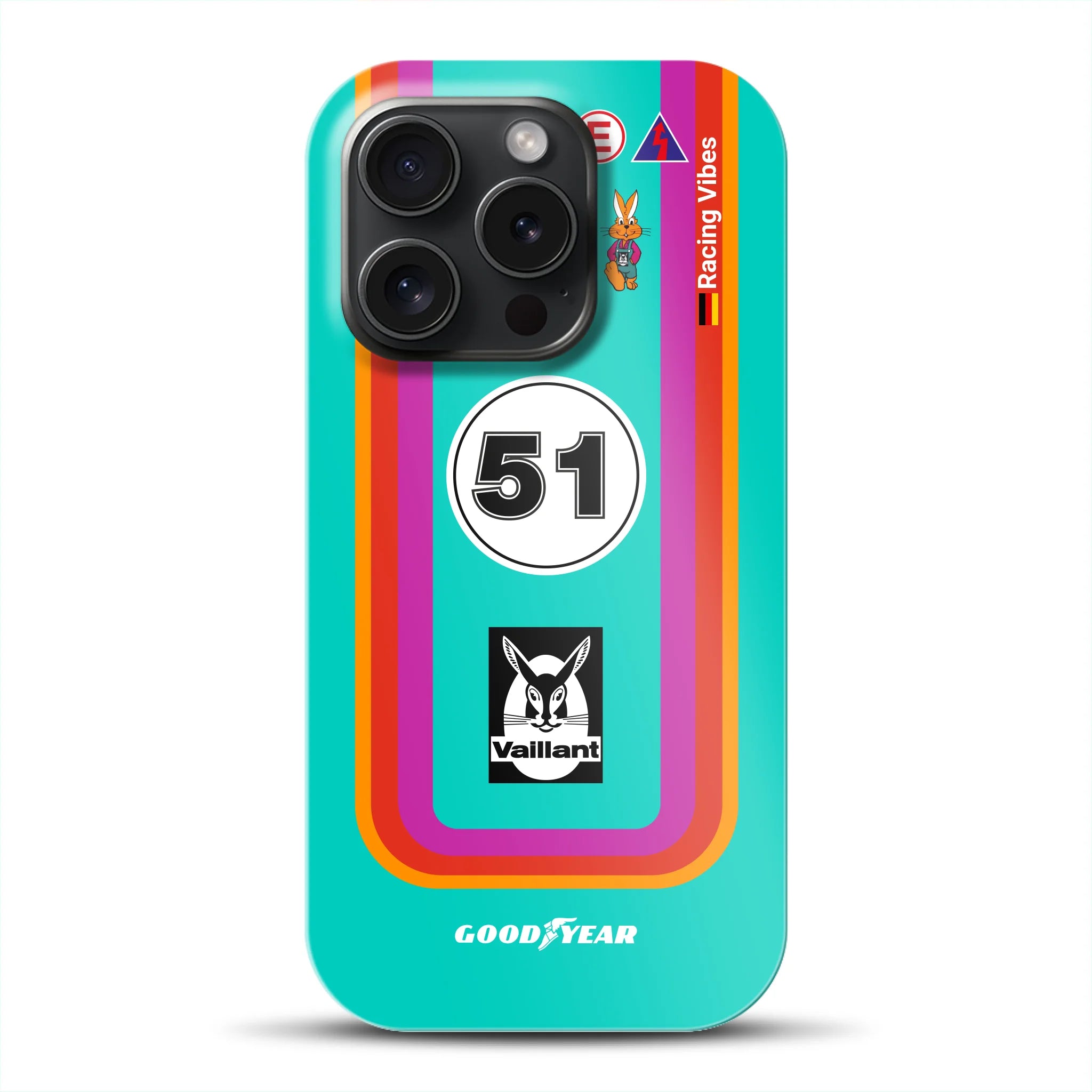 Porsche 935 K3 Vaillant Kremer Racing 1977 Livery - Individuelle Premium Hülle für iPhone