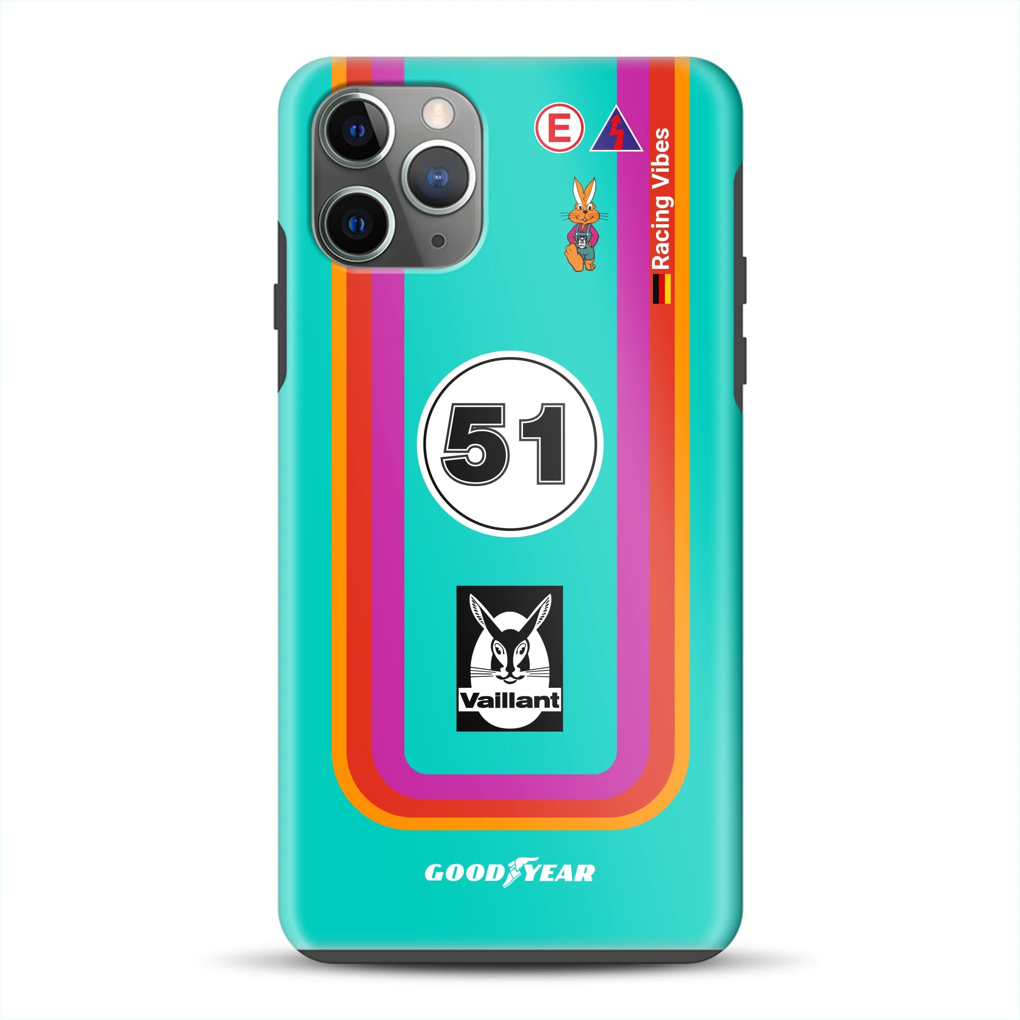 Porsche 935 K3 Vaillant Kremer Racing 1977 Livery - Individuelle Premium Hülle für iPhone