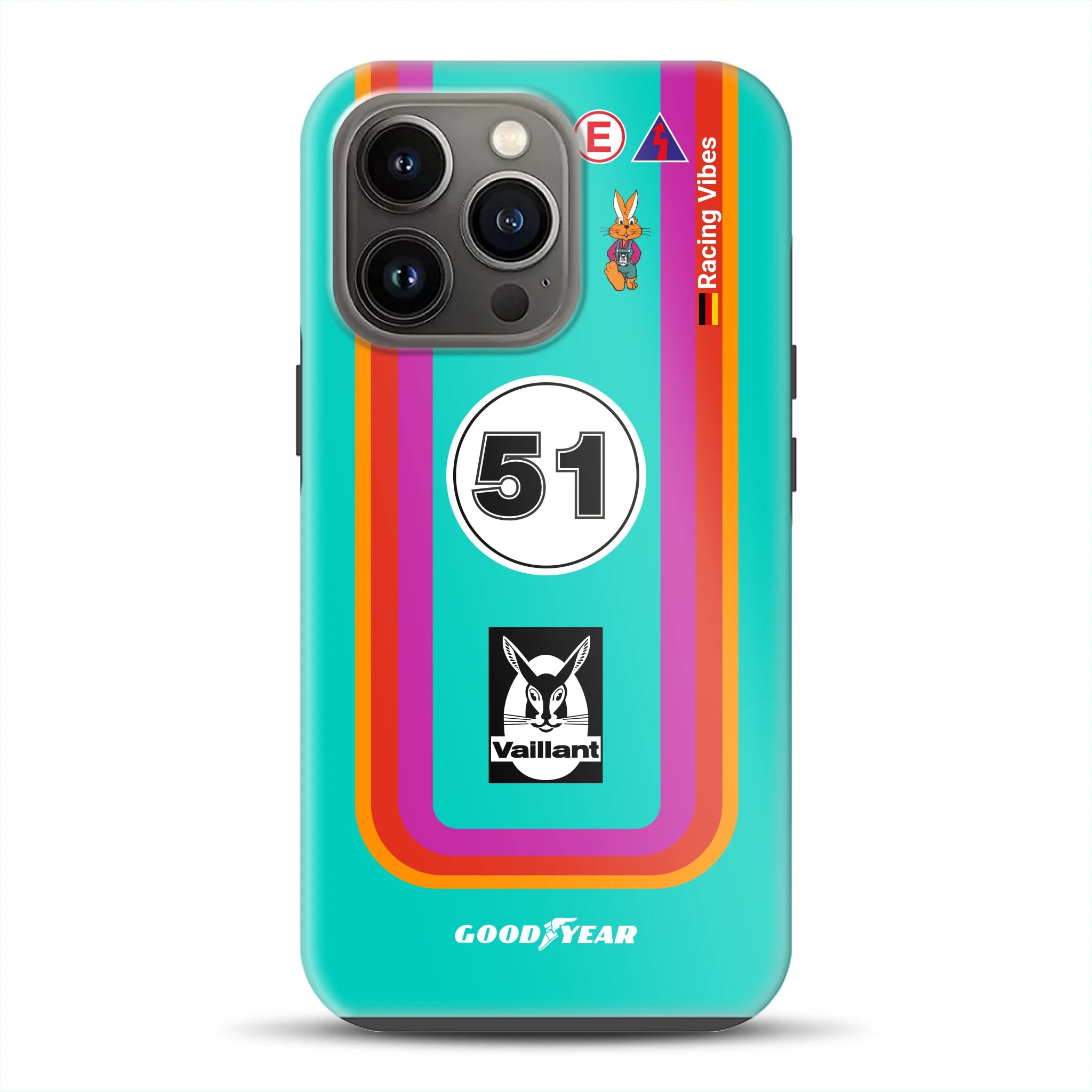 Porsche 935 K3 Vaillant Kremer Racing 1977 Livery - Individuelle Premium Hülle für iPhone