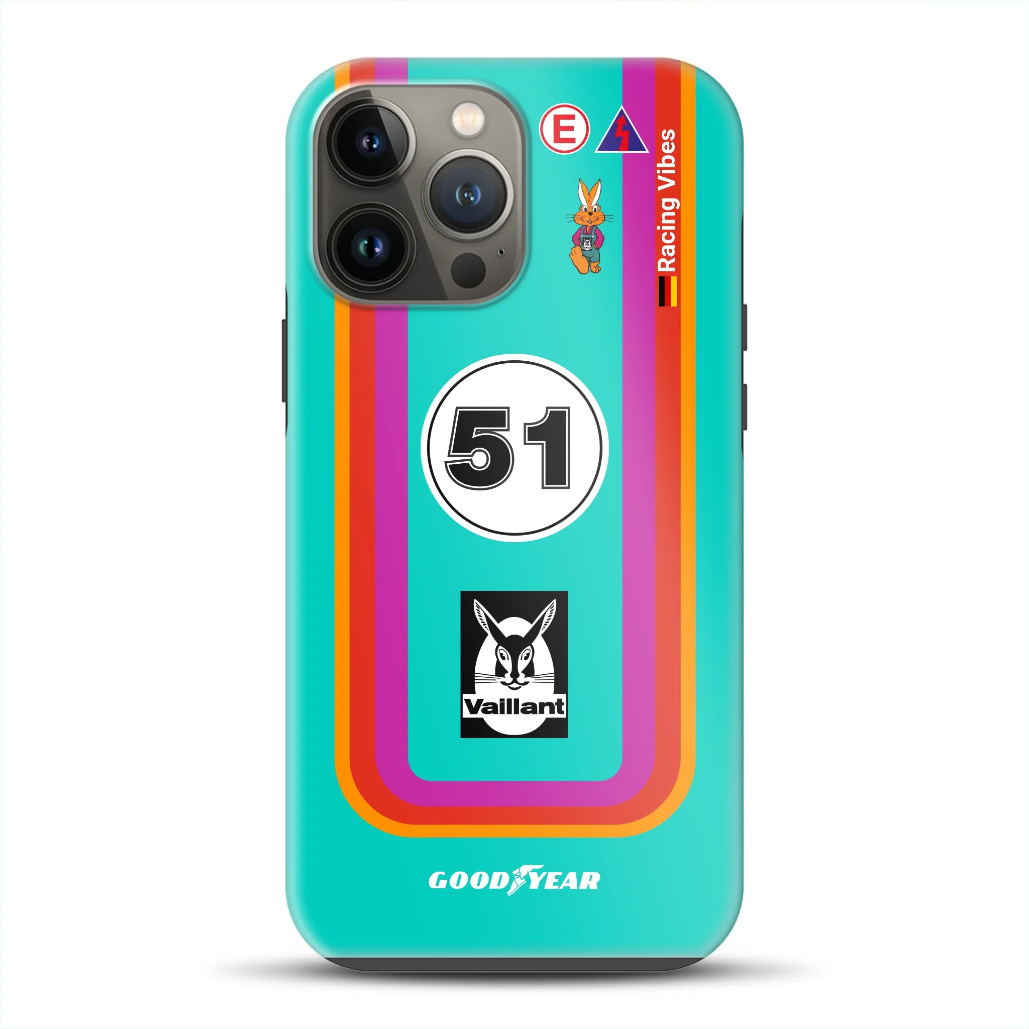 Porsche 935 K3 Vaillant Kremer Racing 1977 Livery - Individuelle Premium Hülle für iPhone