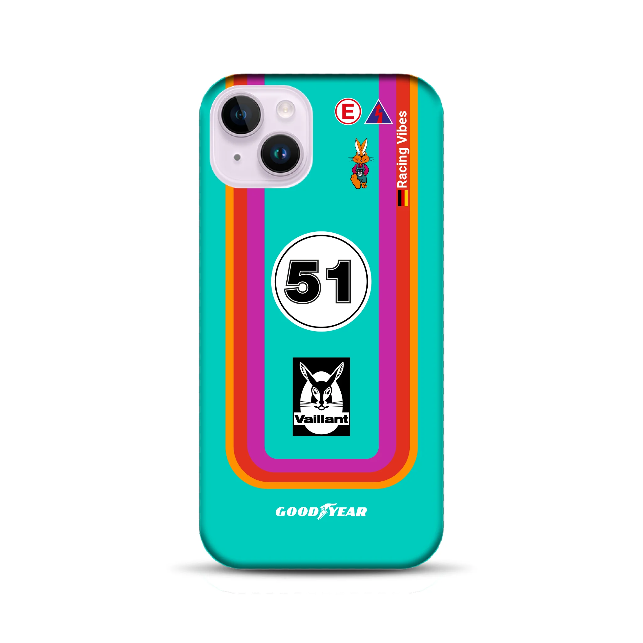 Porsche 935 K3 Vaillant Kremer Racing 1977 Livery - Individuelle Premium Hülle für iPhone