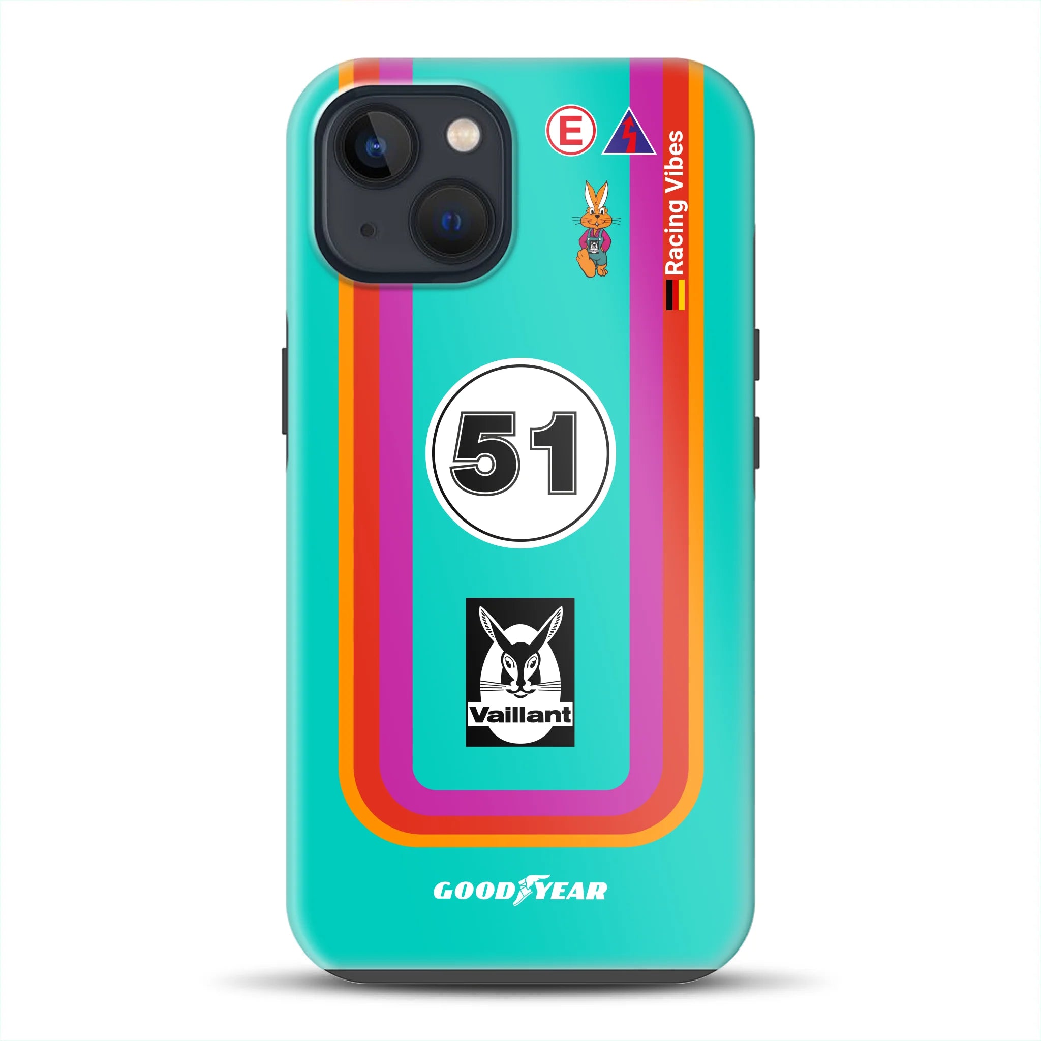Porsche 935 K3 Vaillant Kremer Racing 1977 Livery - Individuelle Premium Hülle für iPhone